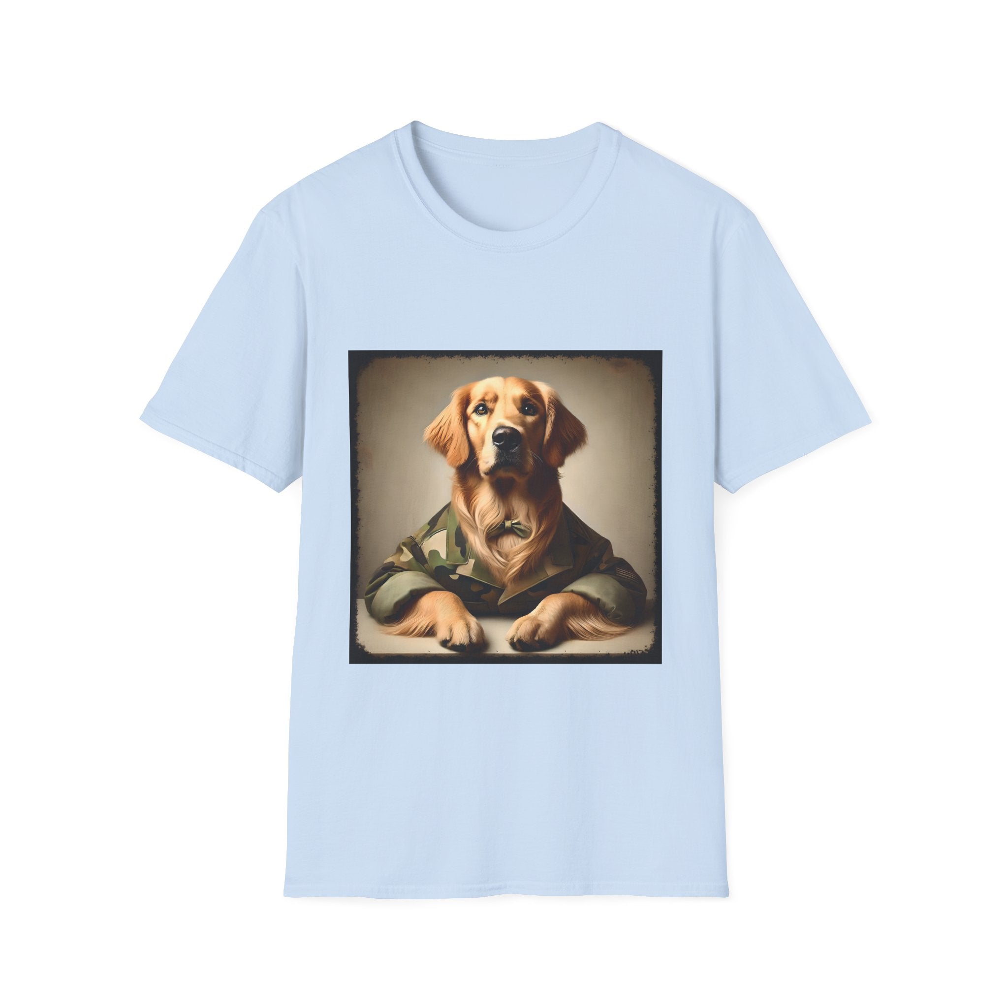 Golden Retriever Camo Gent | Unisex Dog T-Shirt
