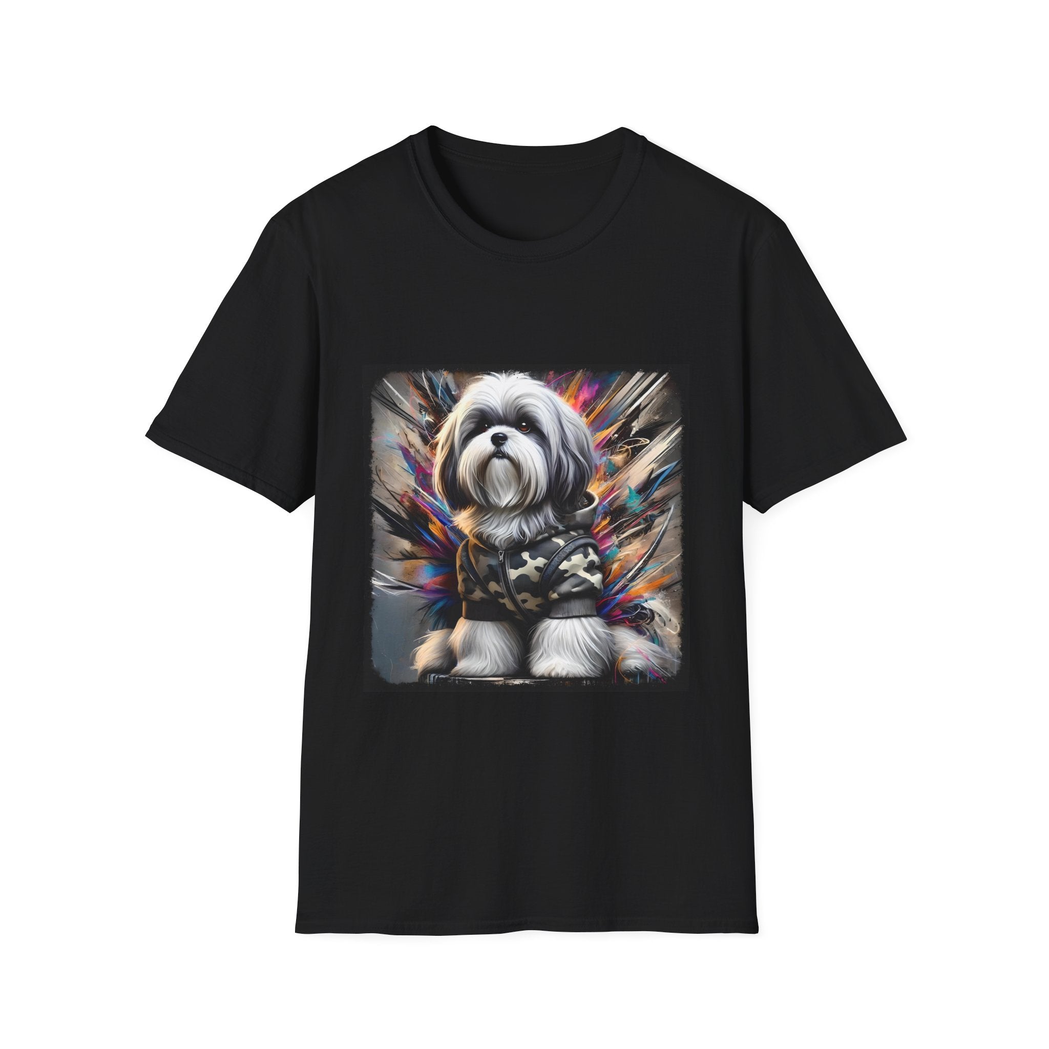 Shih Tzu Bold Camo Classic | Unisex Dog T-Shirt