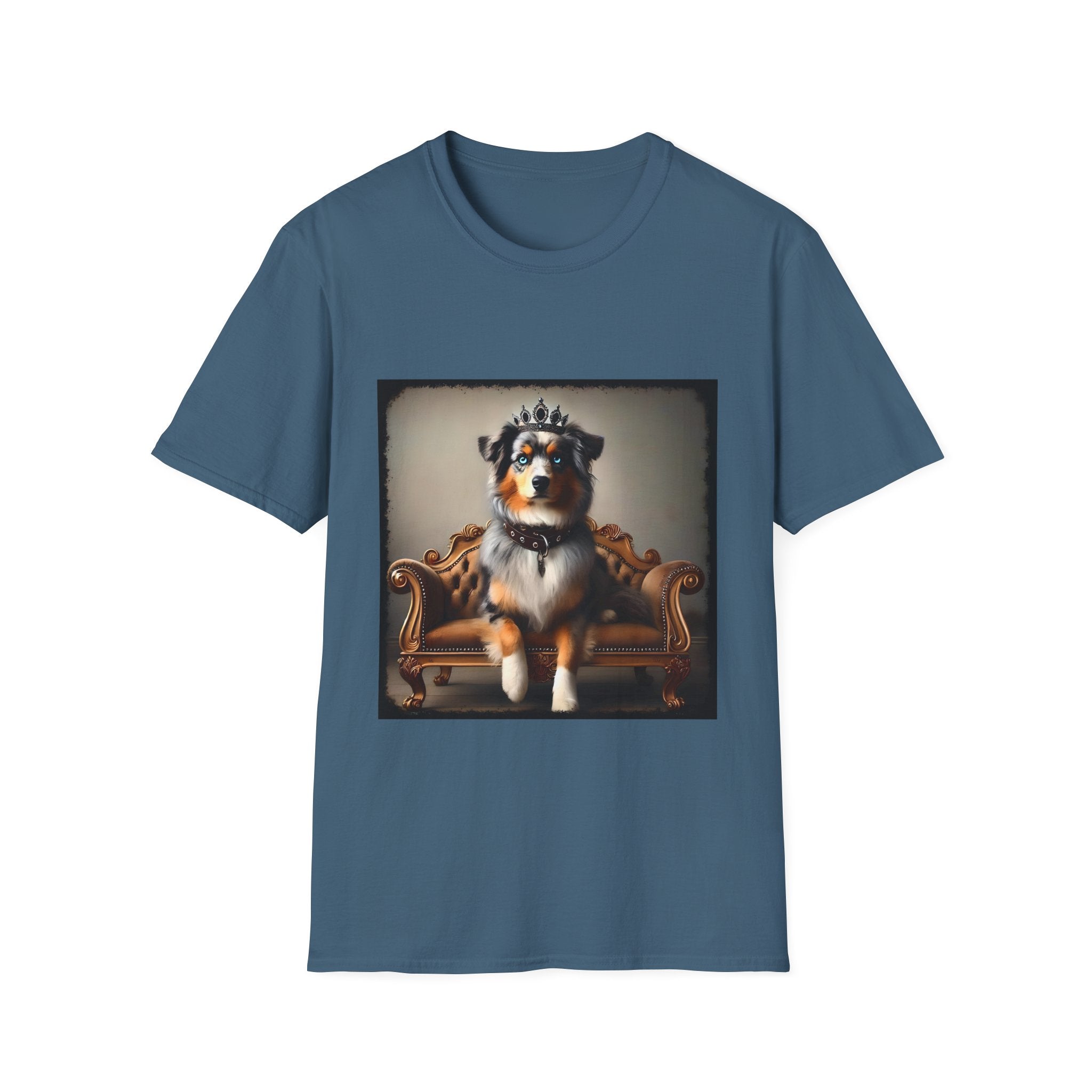 Miniature American Shepherd Crowned Princess | Unisex Dog T-Shirt