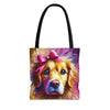Golden Retriever Radiant Classic | Dog Themed Tote Bag