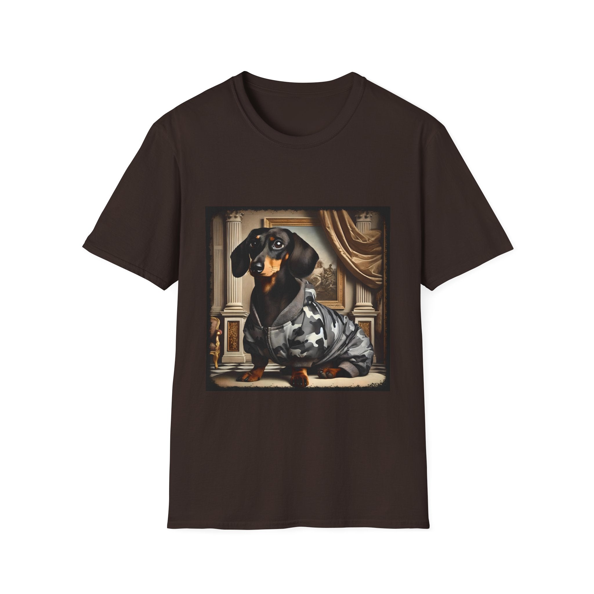 Dachshund Camo Cutie | Unisex Dog T-Shirt