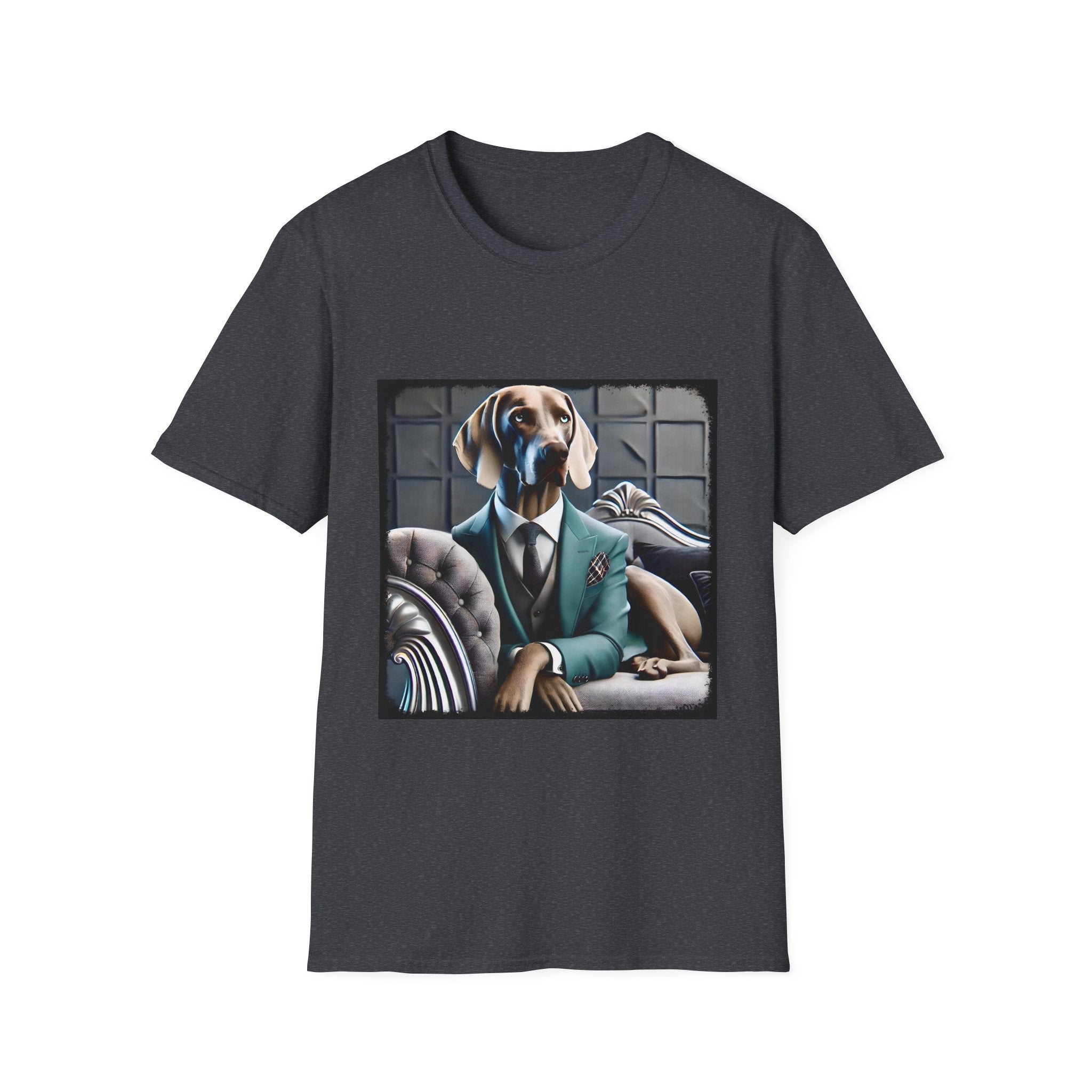 Weimaraner Teal Gent | Unisex Dog T-Shirt