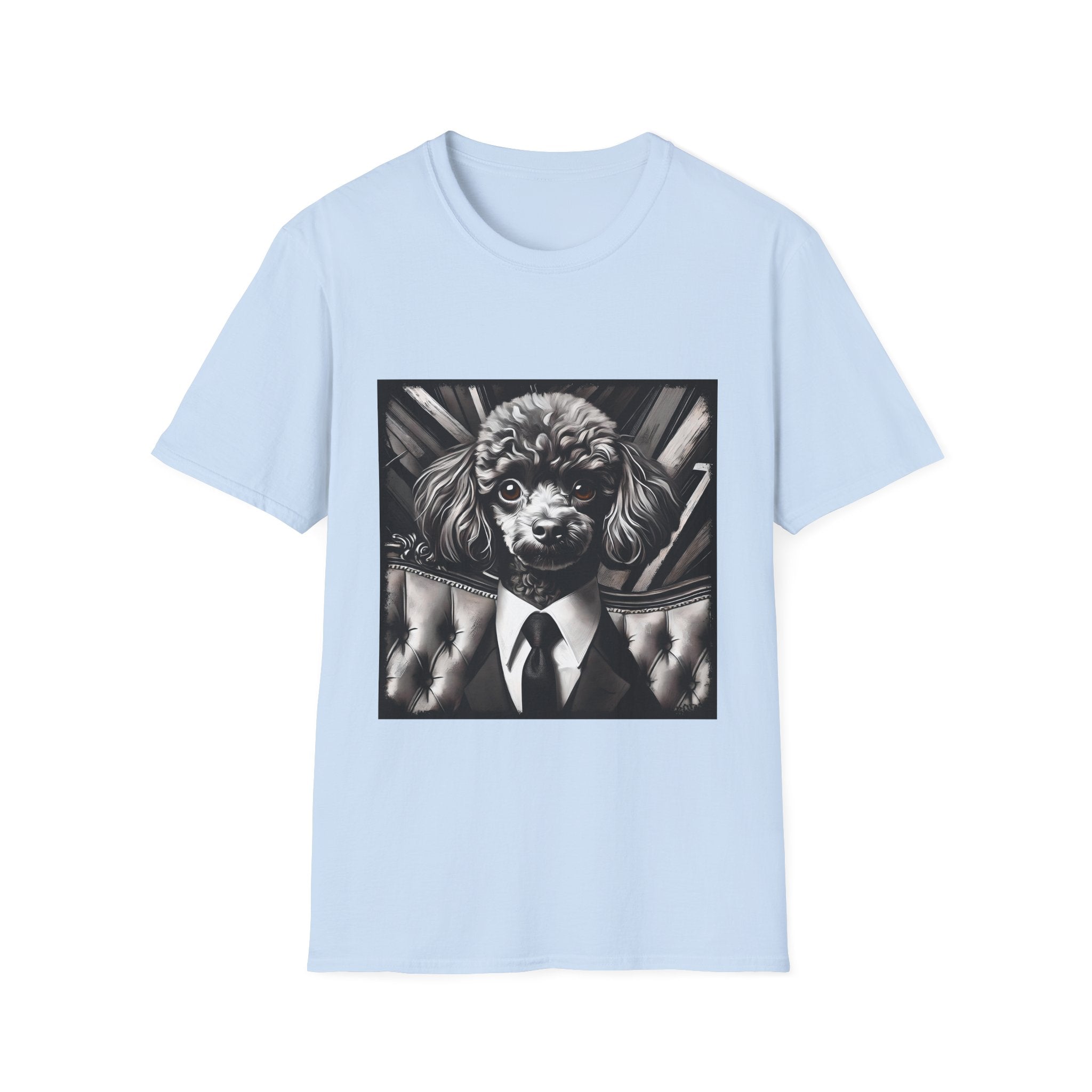 Poodle B&W Bold Eyes | Unisex Dog T-Shirt