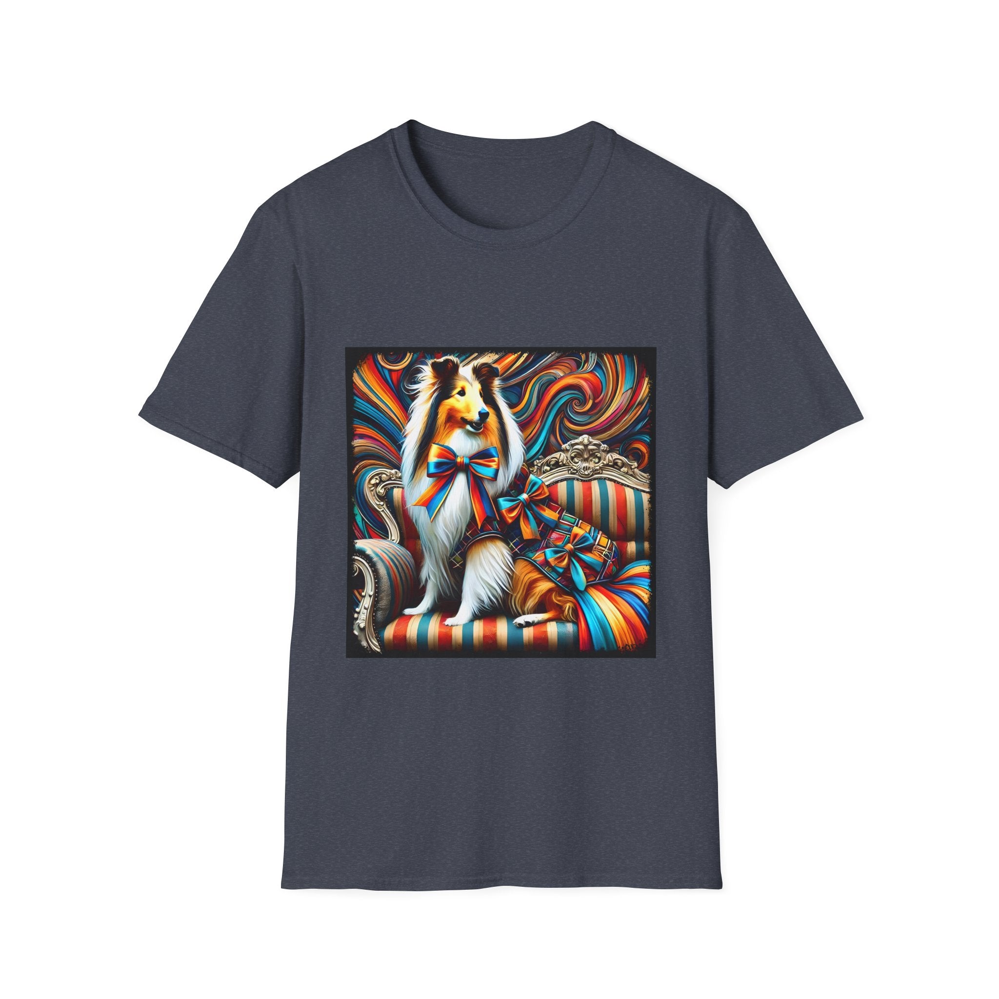 Collie Dynamic Swirl | Unisex Dog T-Shirt