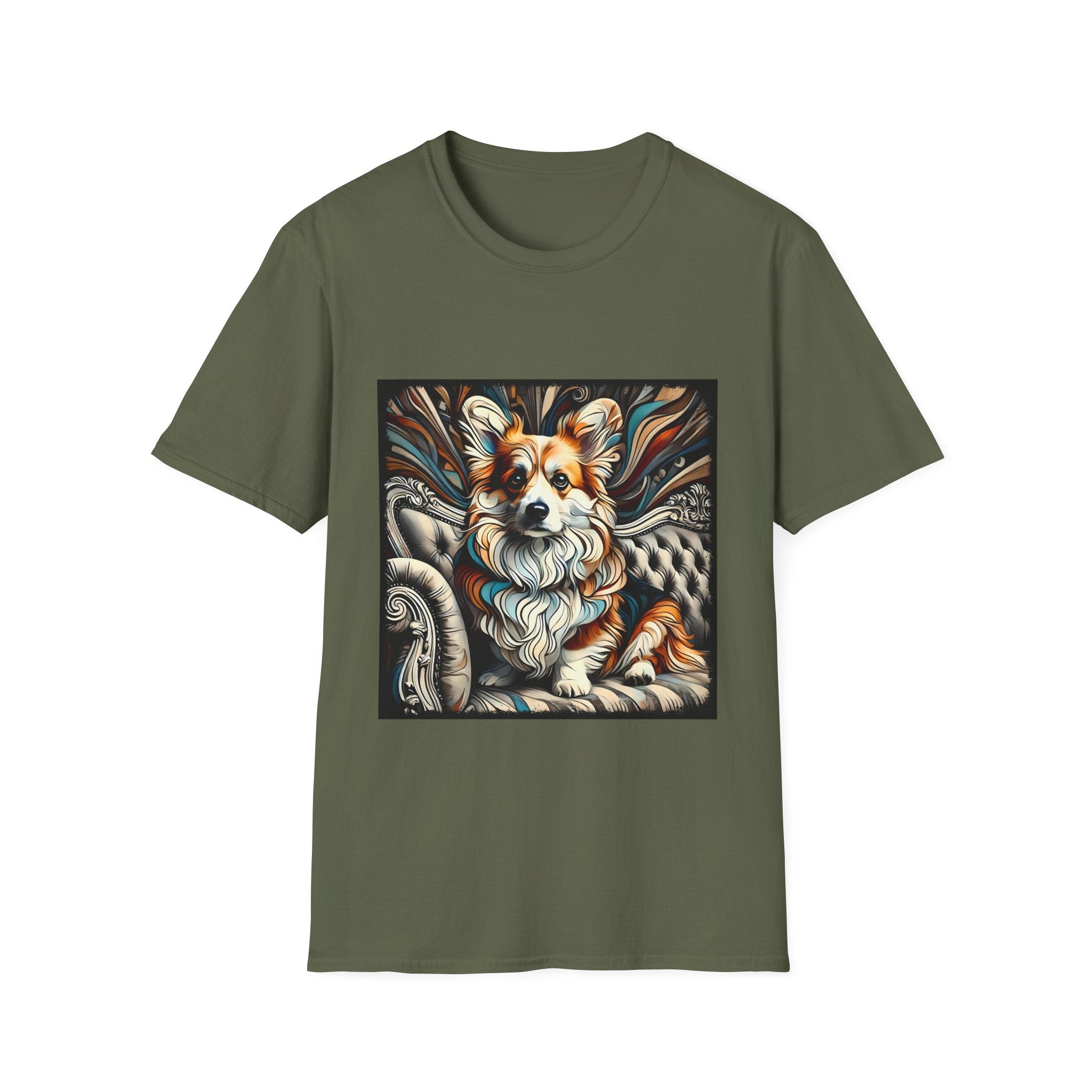 Pembroke Welsh Corgi Earthy Swirl | Unisex Dog T-Shirt