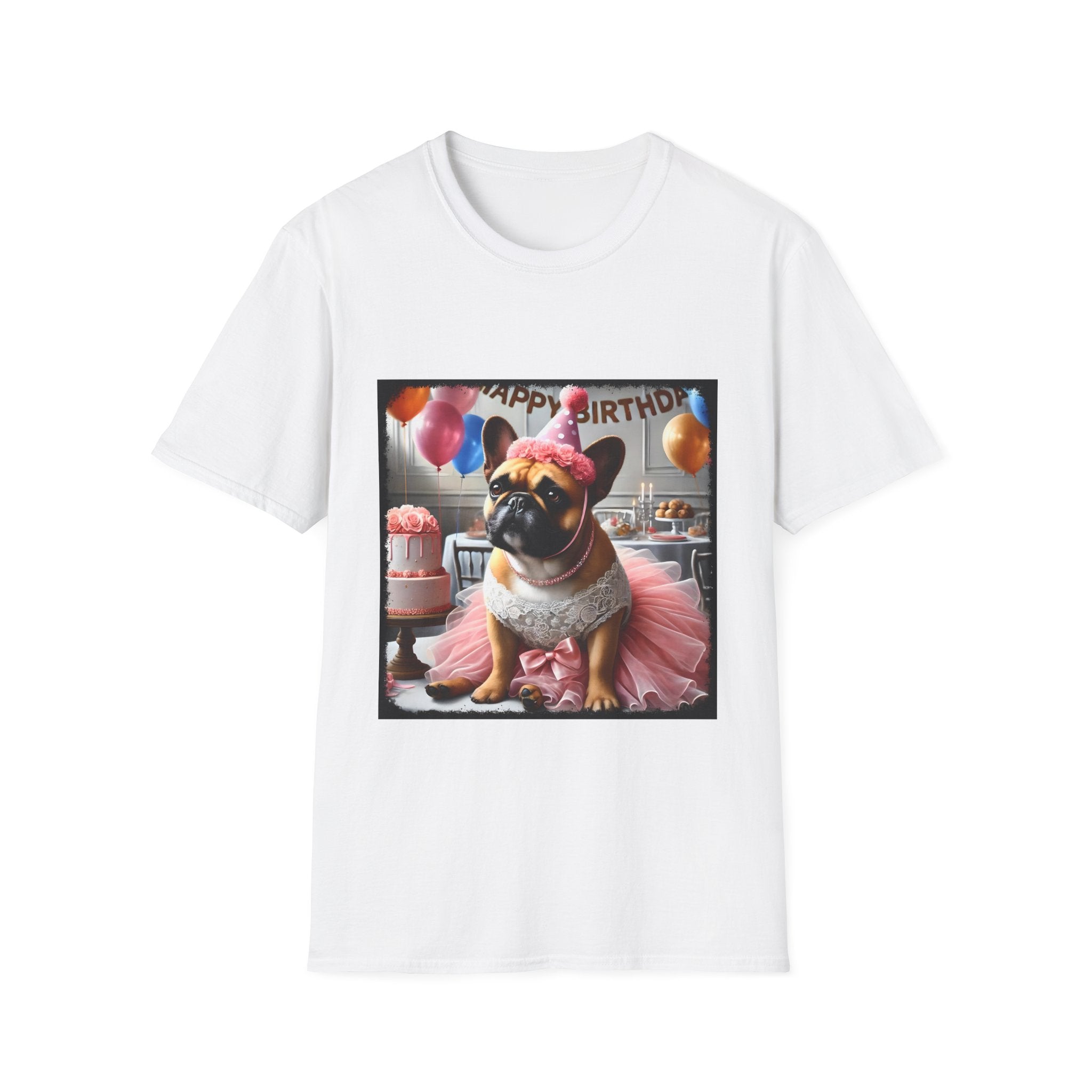 French Bulldog Birthday Girl | Unisex Dog T-Shirt