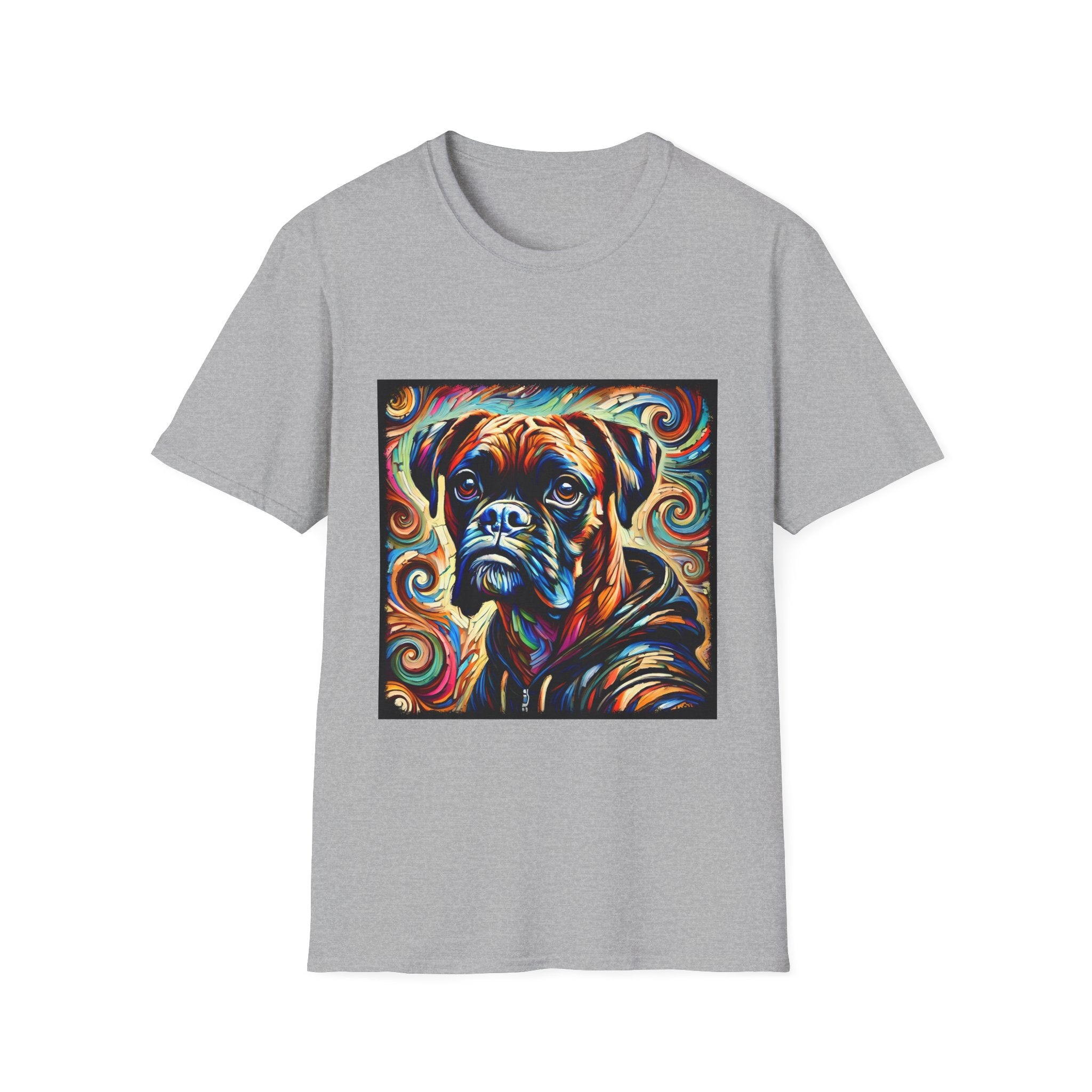 Boxer Relaxed Swirl | Unisex Dog T-Shirt