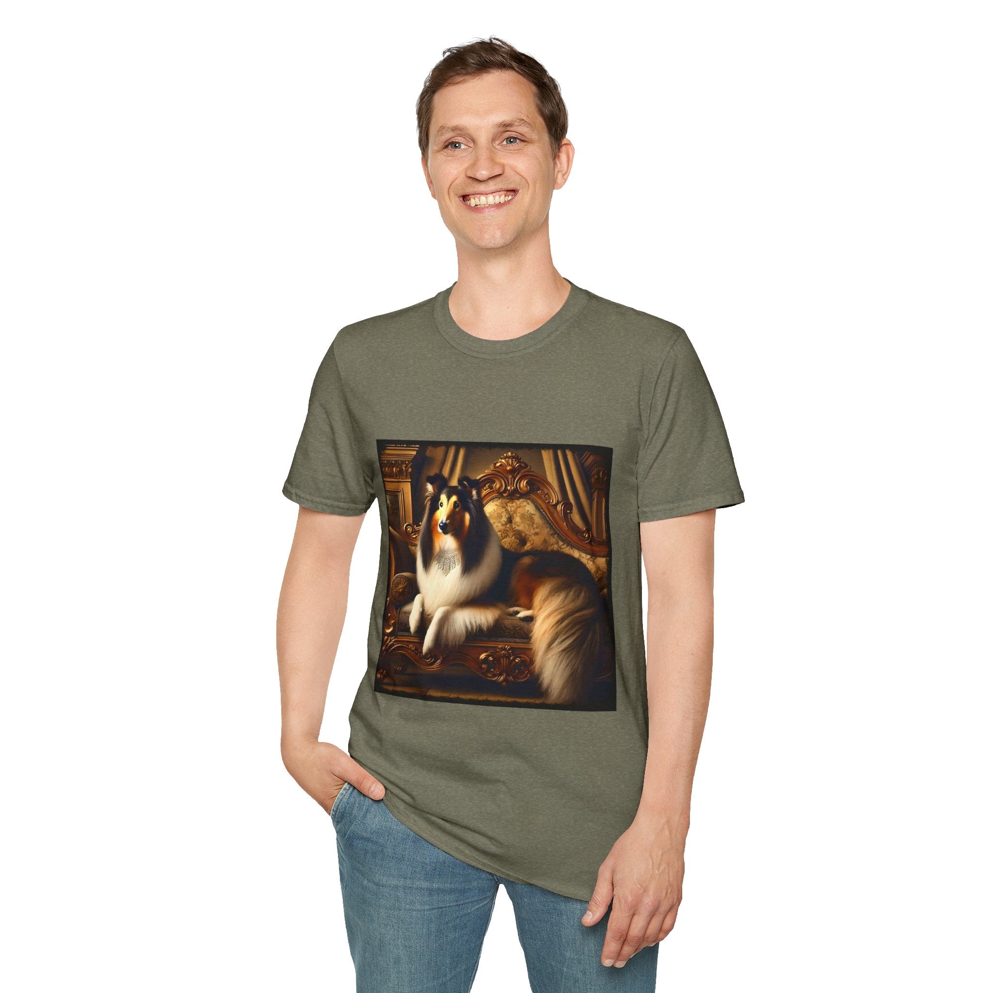 Collie Posh Princess | Unisex Dog T-Shirt