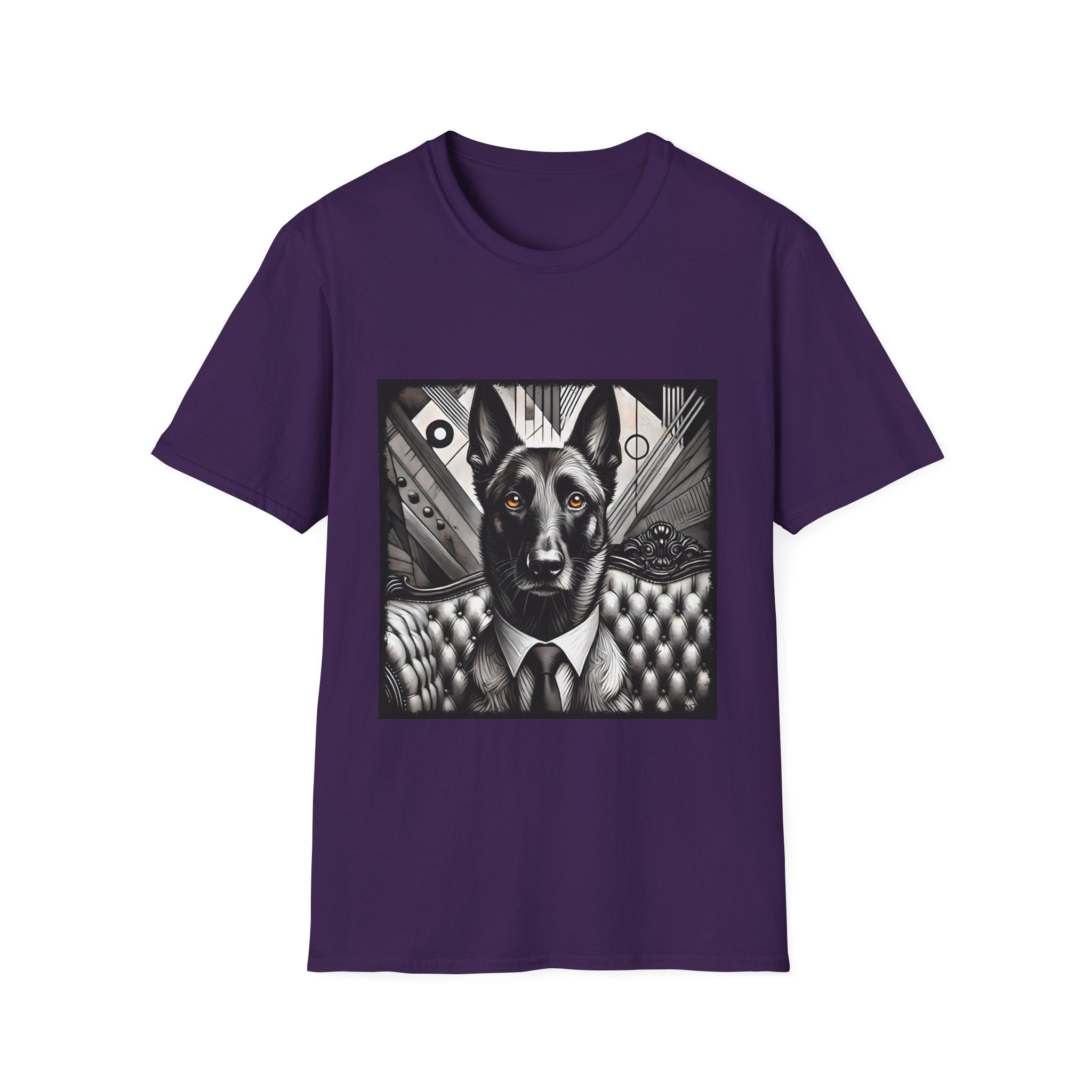 Belgian Malinois B&W Bold Eyes | Unisex Dog T-Shirt