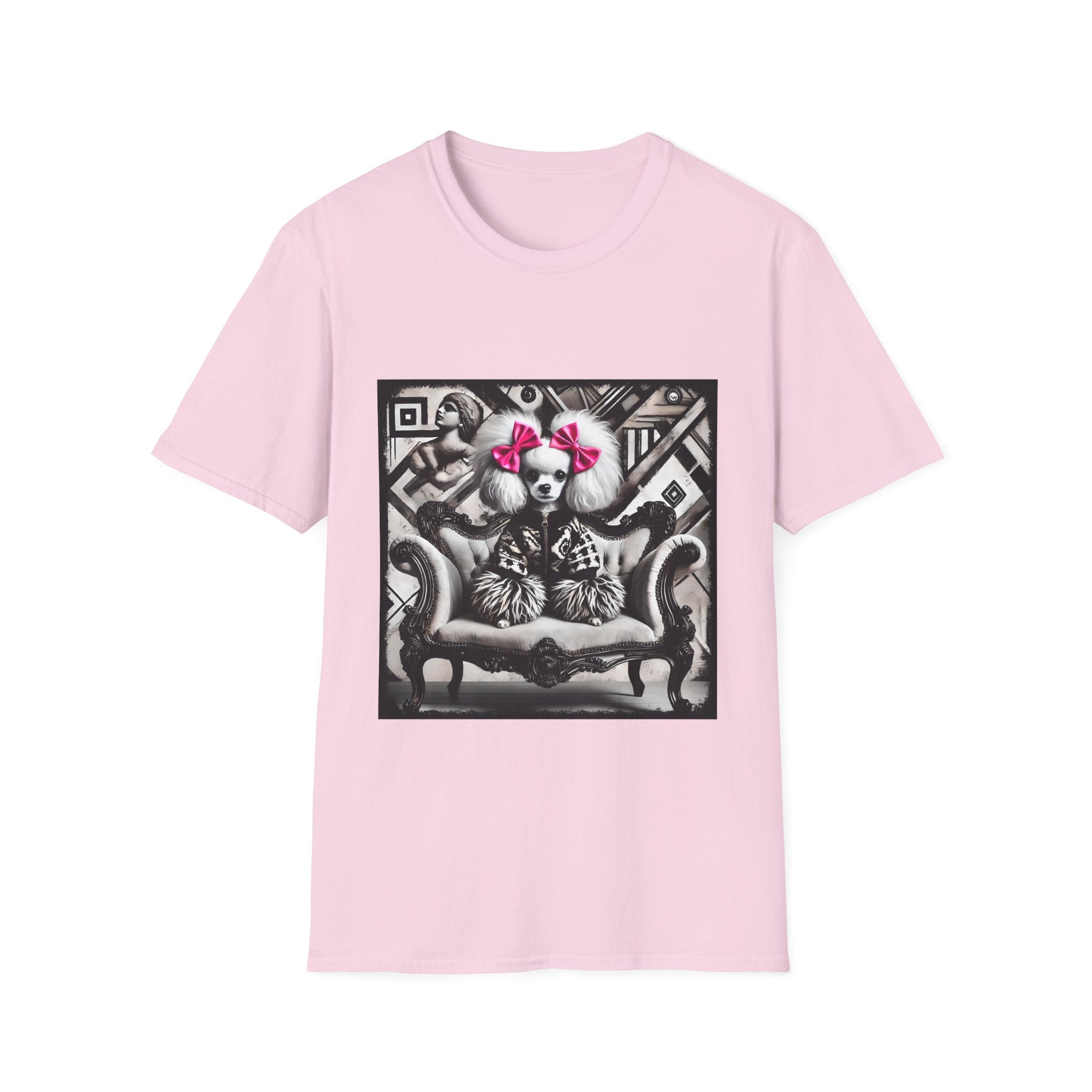 Poodle B&W Statement Maker | Unisex Dog T-Shirt