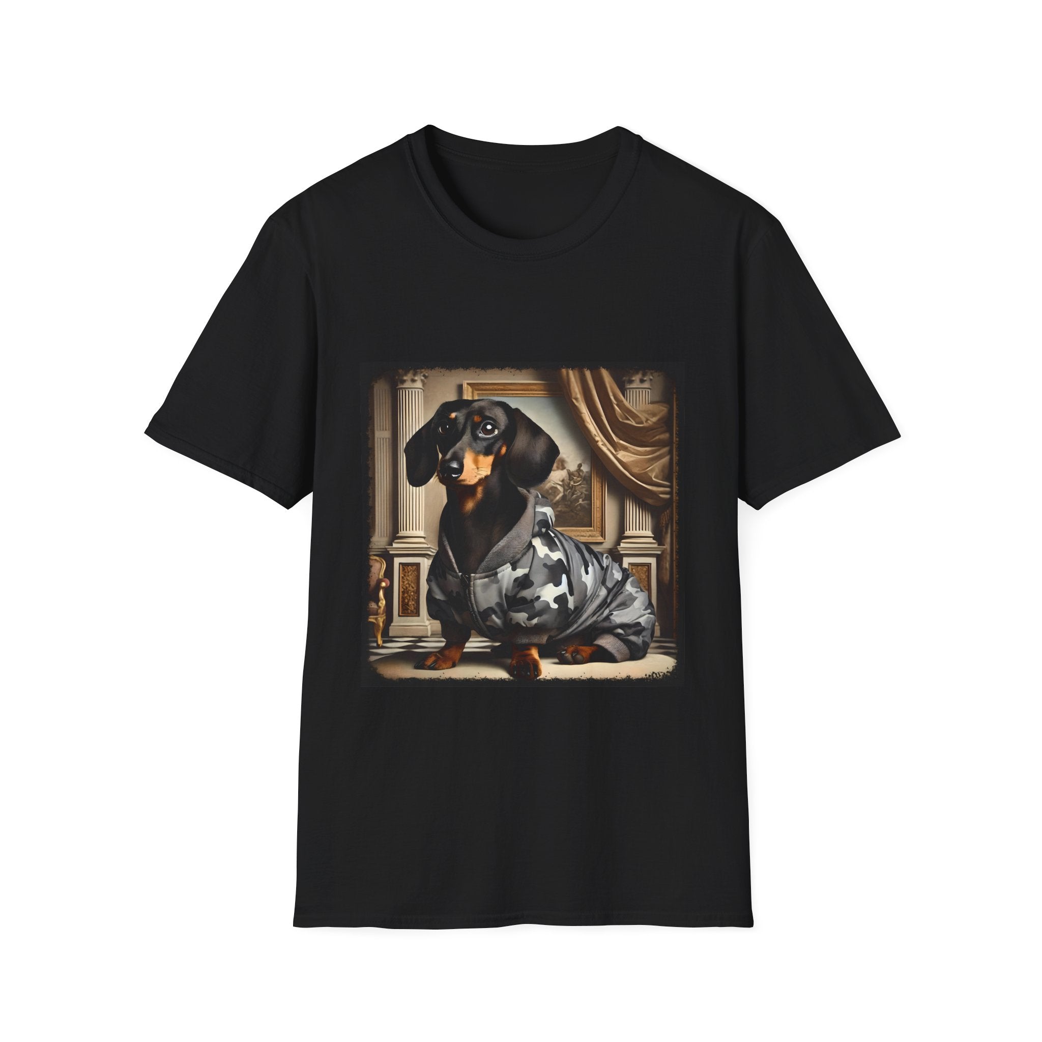 Dachshund Camo Cutie | Unisex Dog T-Shirt