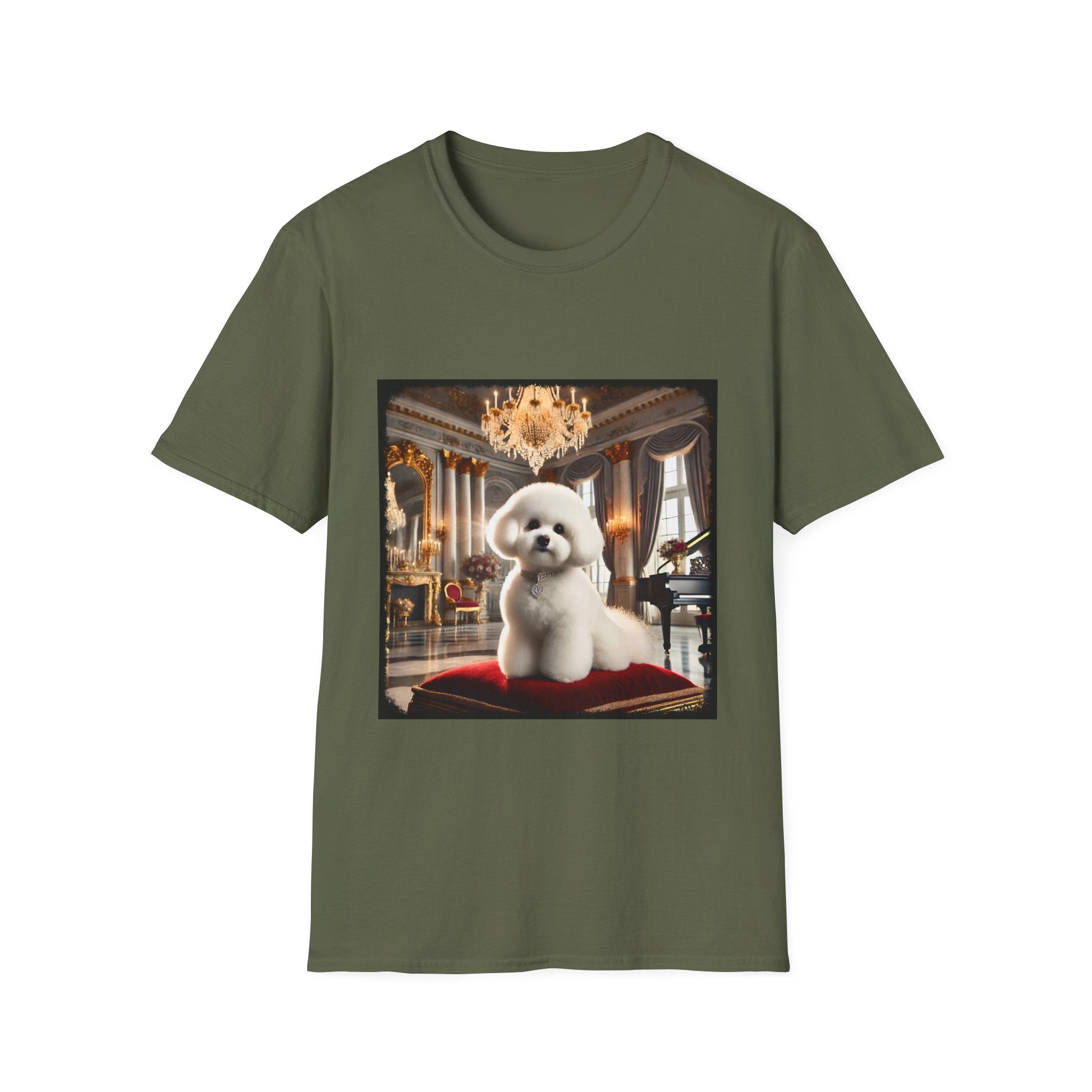 Bichon Frise Billionaire Bark | Unisex Dog T-Shirt