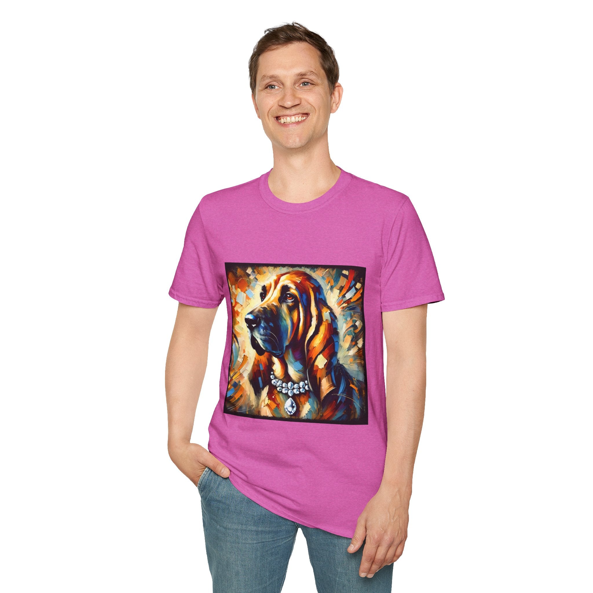 Bloodhound Diamond Bold Classic | Unisex Dog T-Shirt