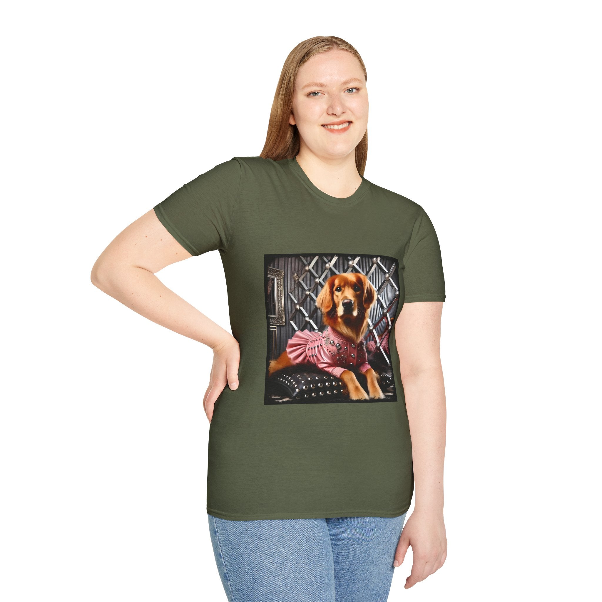 Golden Retriever Glam Icon | Unisex Dog T-Shirt