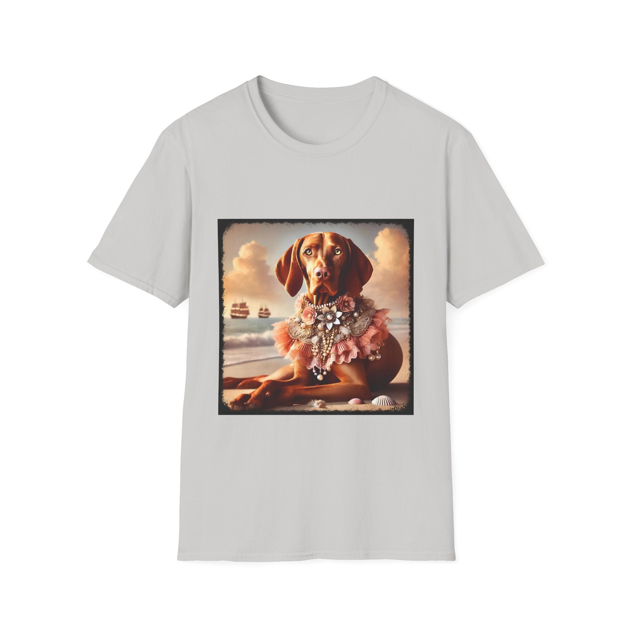 Vizsla Beach Beauty | Unisex Dog T-Shirt