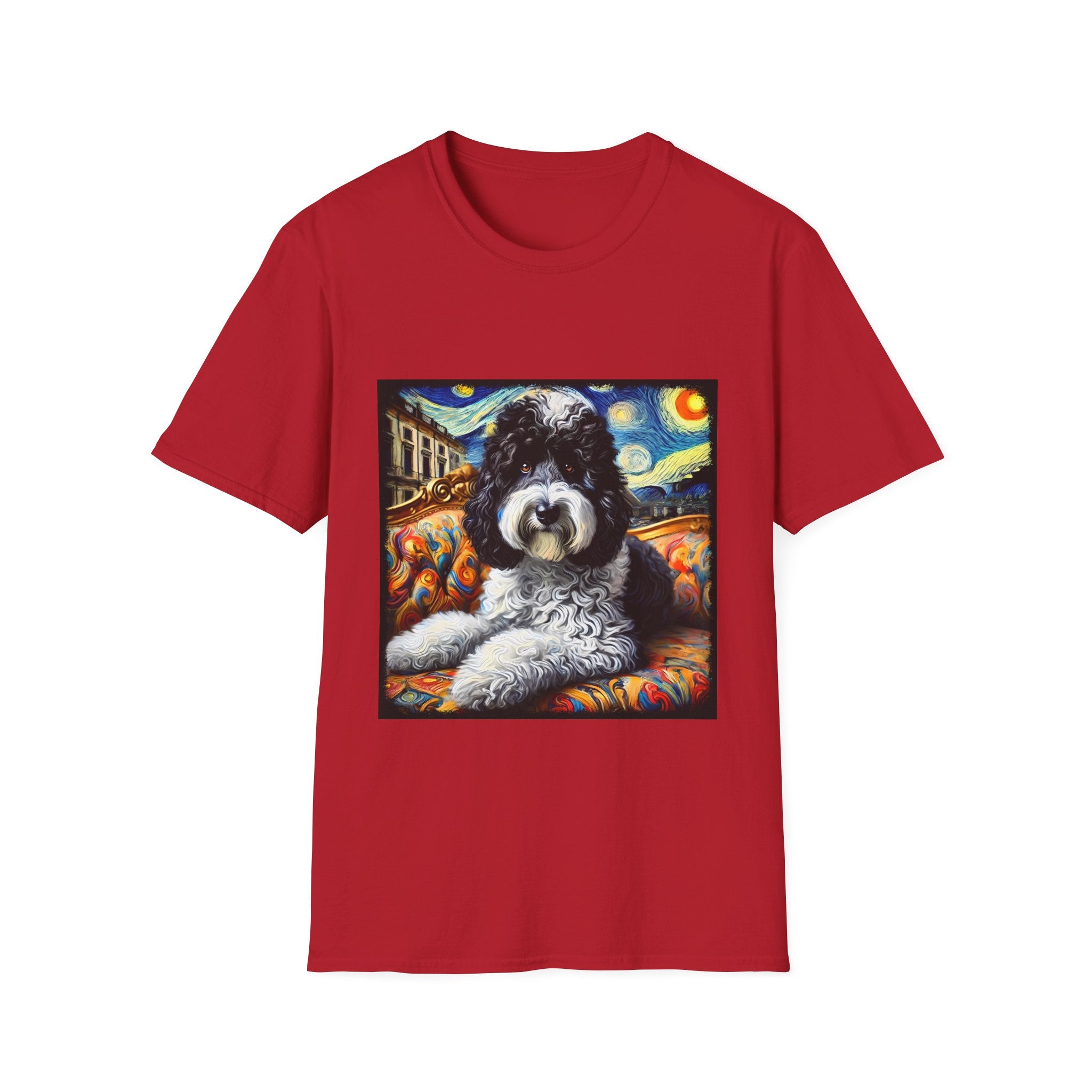 Sheepadoodle Starry Swirl | Unisex Dog T-Shirt