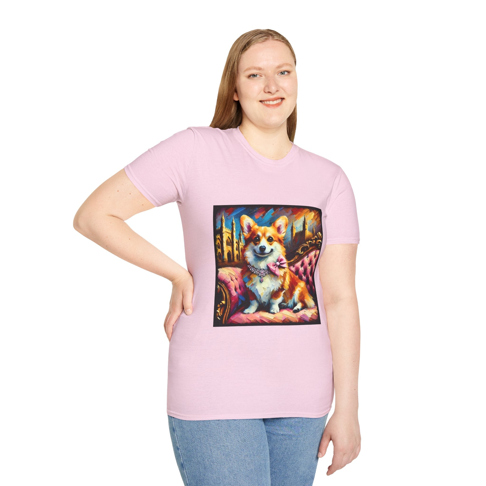 Pembroke Welsh Corgi Pink Diamond Classic | Unisex Dog T-Shirt