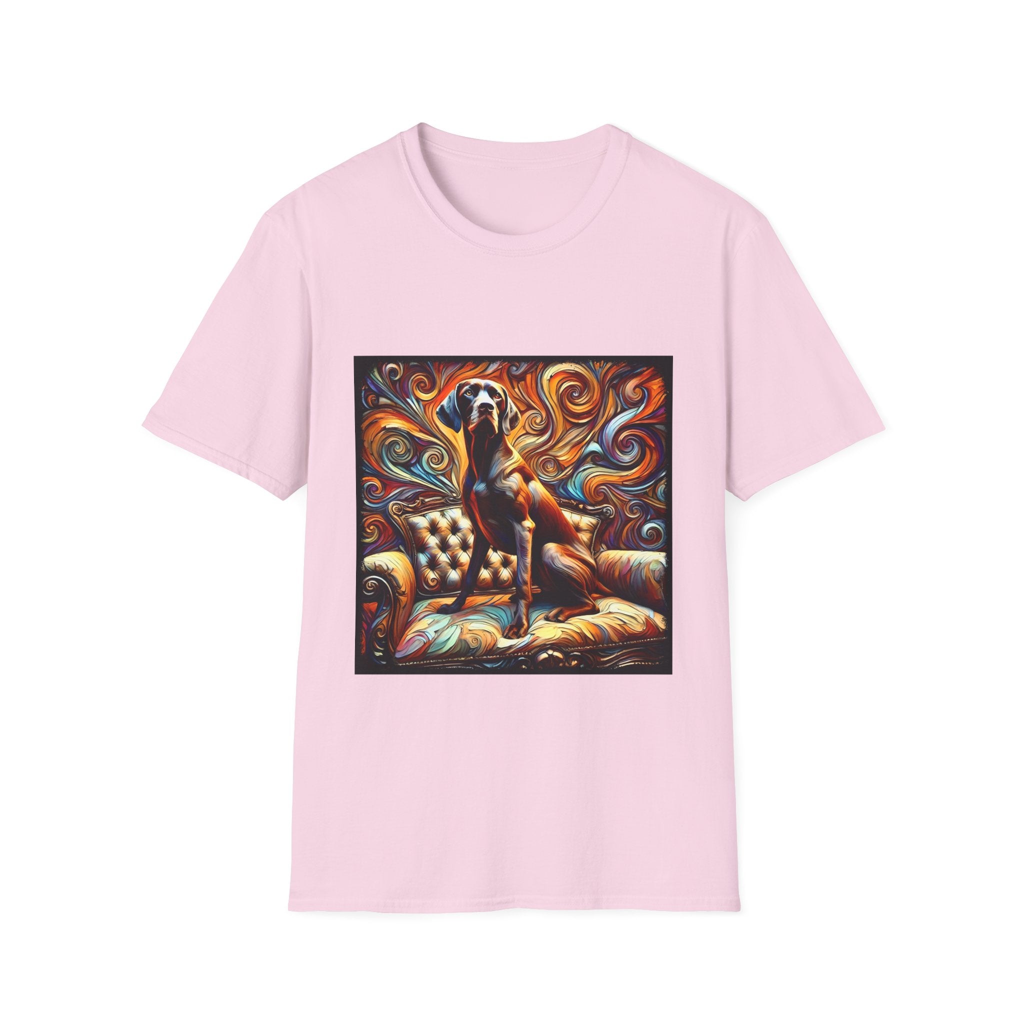 German Shorthaired Pointer Fire Swirl | Unisex Dog T-Shirt