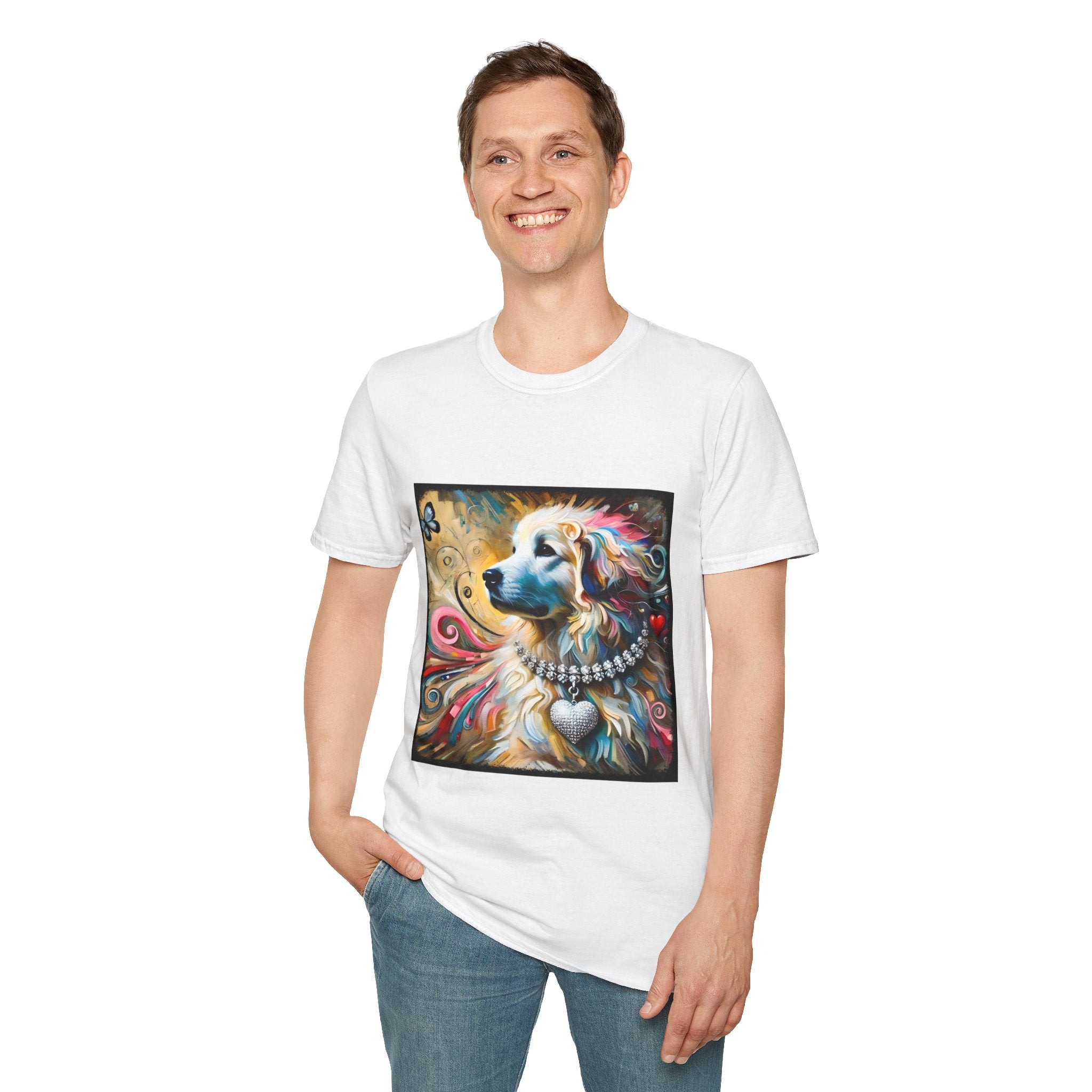 Great Pyrenees Blissful Swirl | Unisex Dog T-Shirt