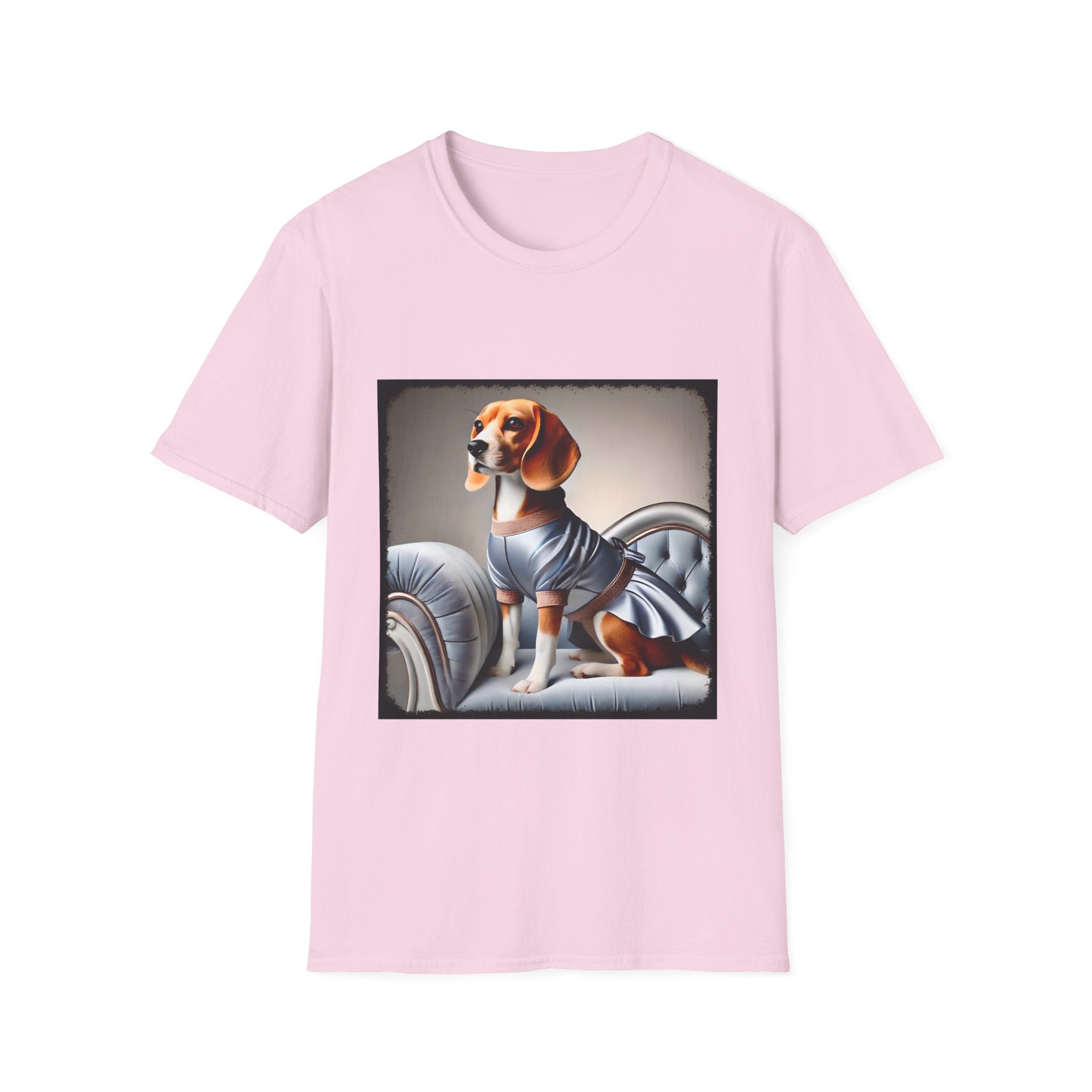 Beagle Satin Seductress | Unisex Dog T-Shirt