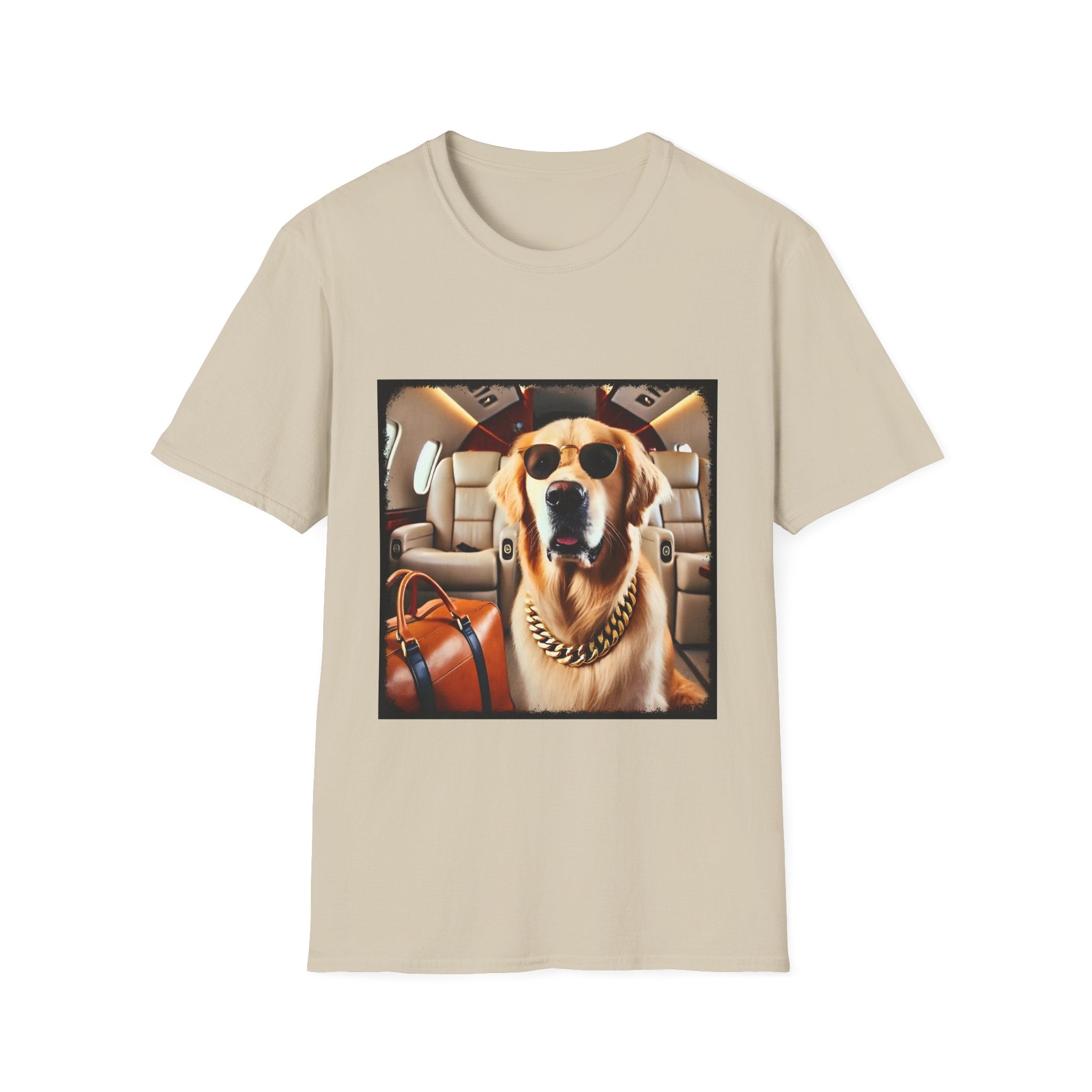 Golden Retriever Billionaire Class  | Unisex Dog T-Shirt