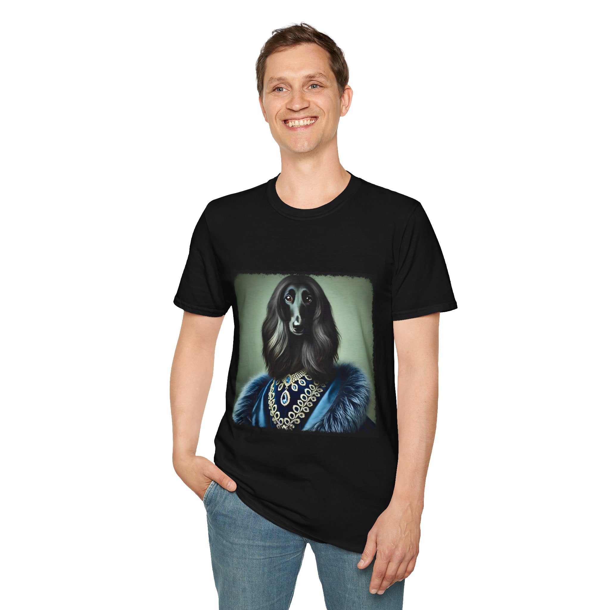 Afghan Hound Blue Belle | Unisex Dog T-Shirt