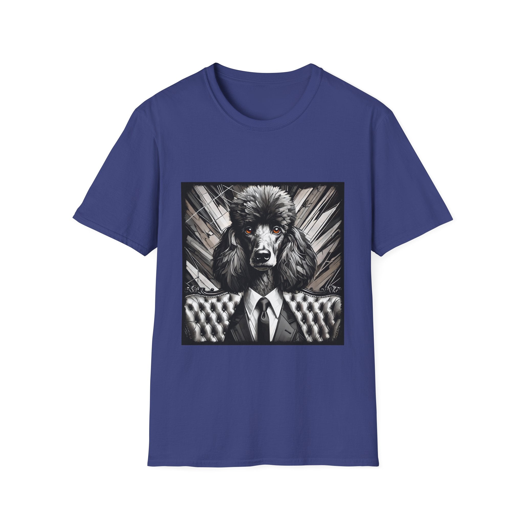 Poodle B&W Bold Eyes II | Unisex Dog T-Shirt