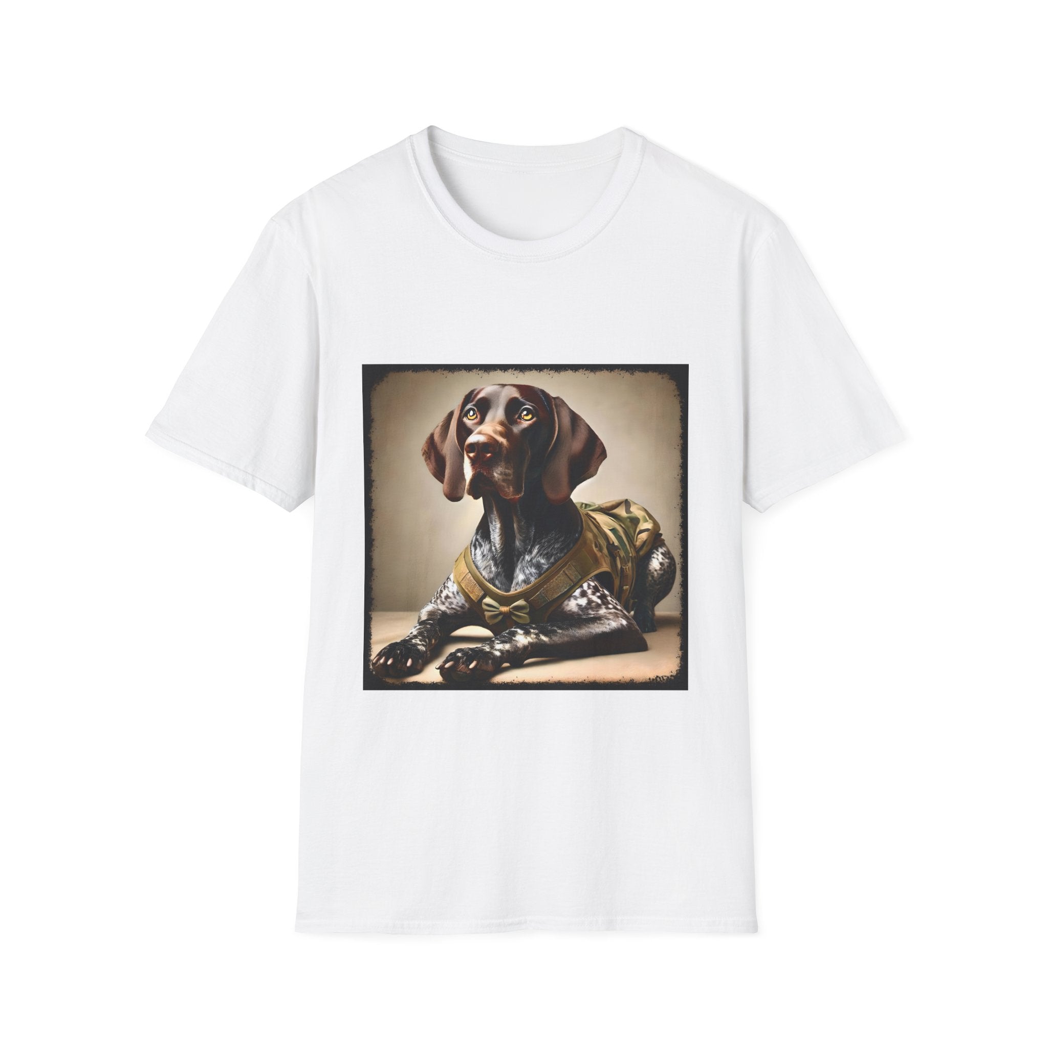 German Shorthaired Pointer Camo Doll | Unisex Dog T-Shirt