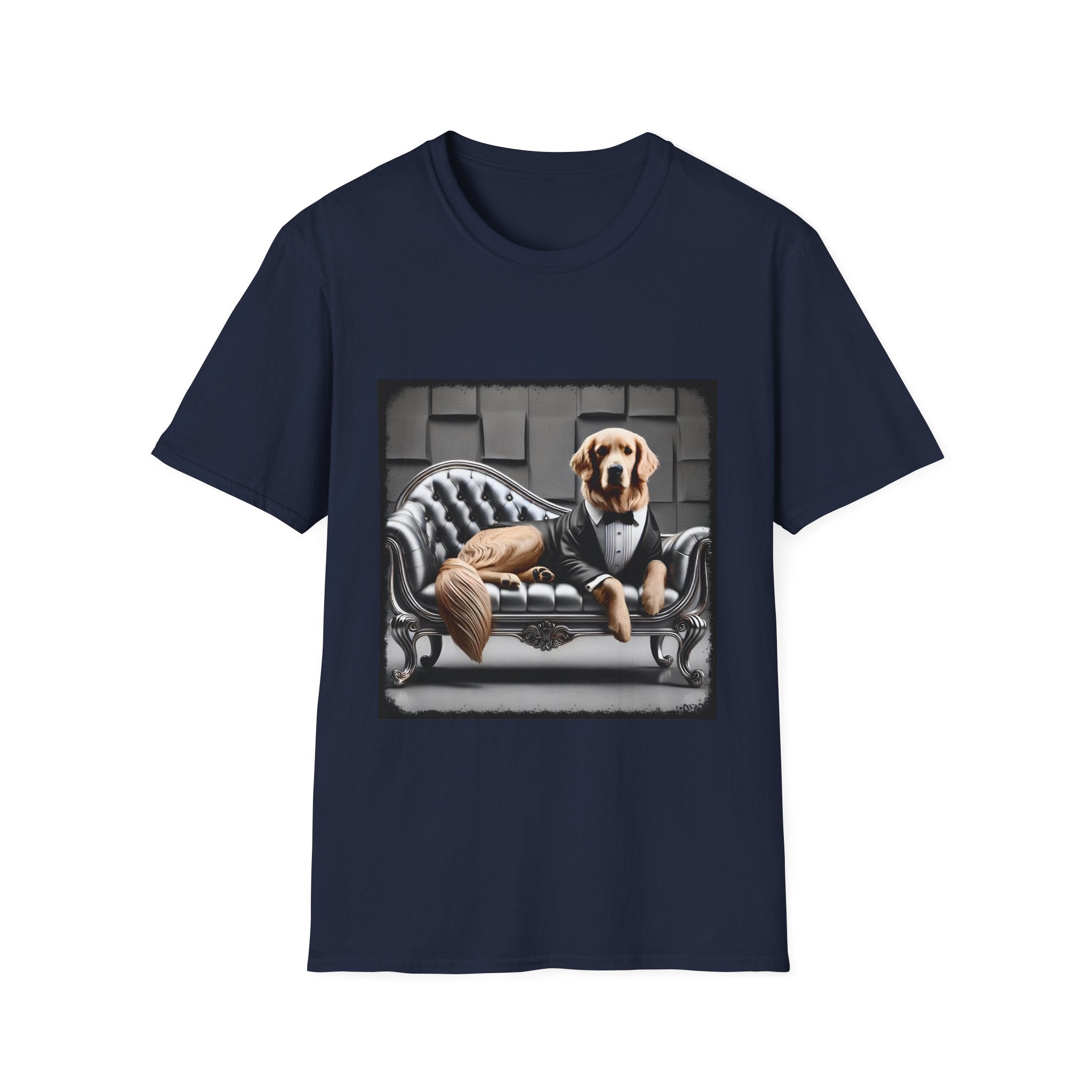 Golden Retriever Bowtie Boss | Unisex Dog T-Shirt