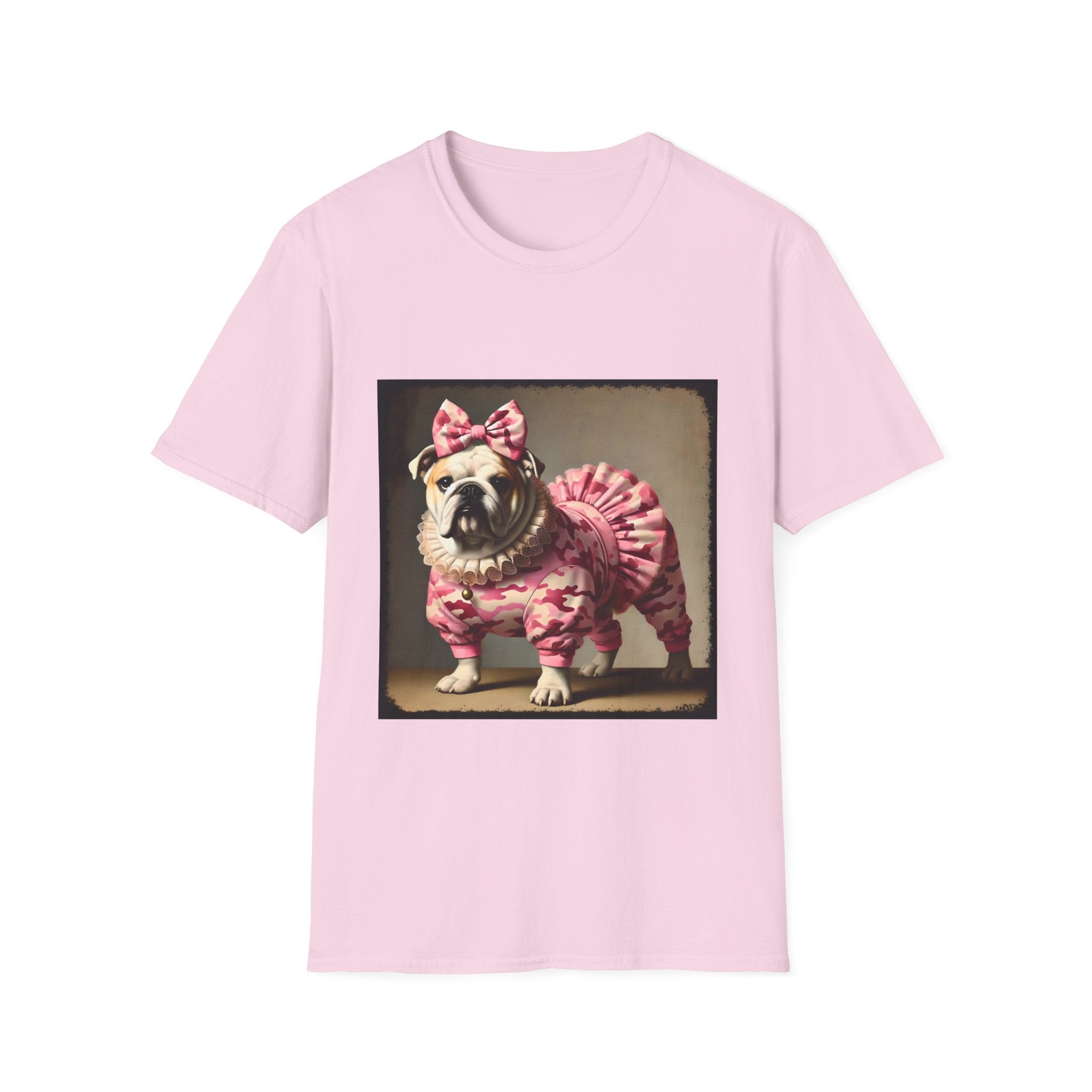 Bulldog Camo Cutie II | Unisex Dog T-Shirt
