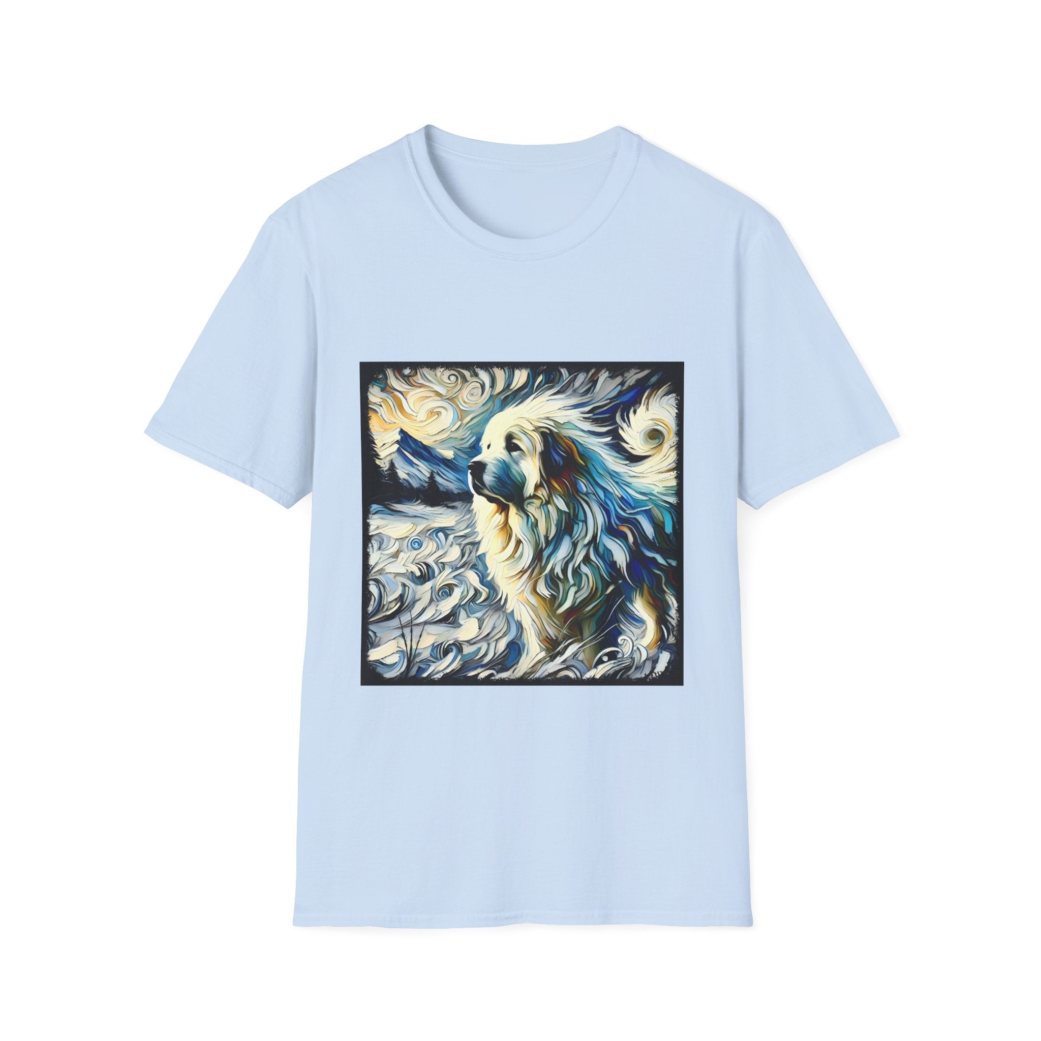 Great Pyrenees Snow Swirl | Unisex Dog T-Shirt