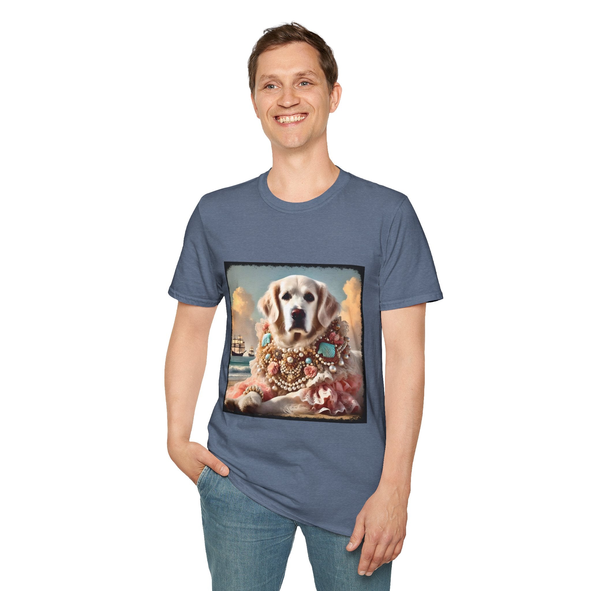 Golden Retriever Beach Beauty | Unisex Dog T-Shirt