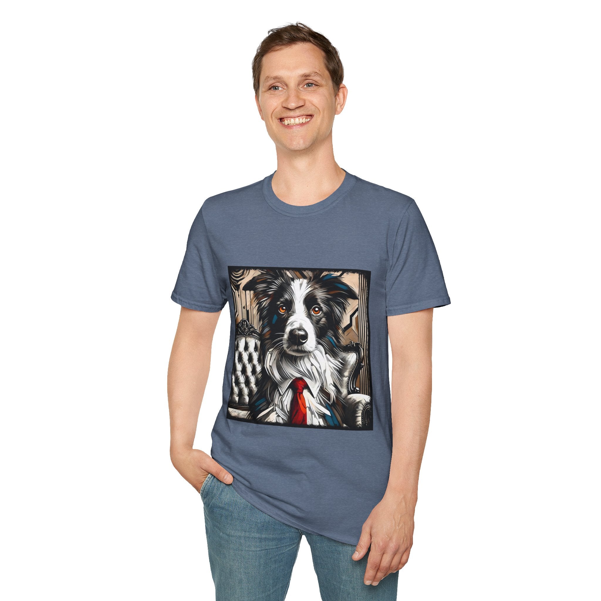 Border Collie Bold Gentleman | Unisex Dog T-Shirt