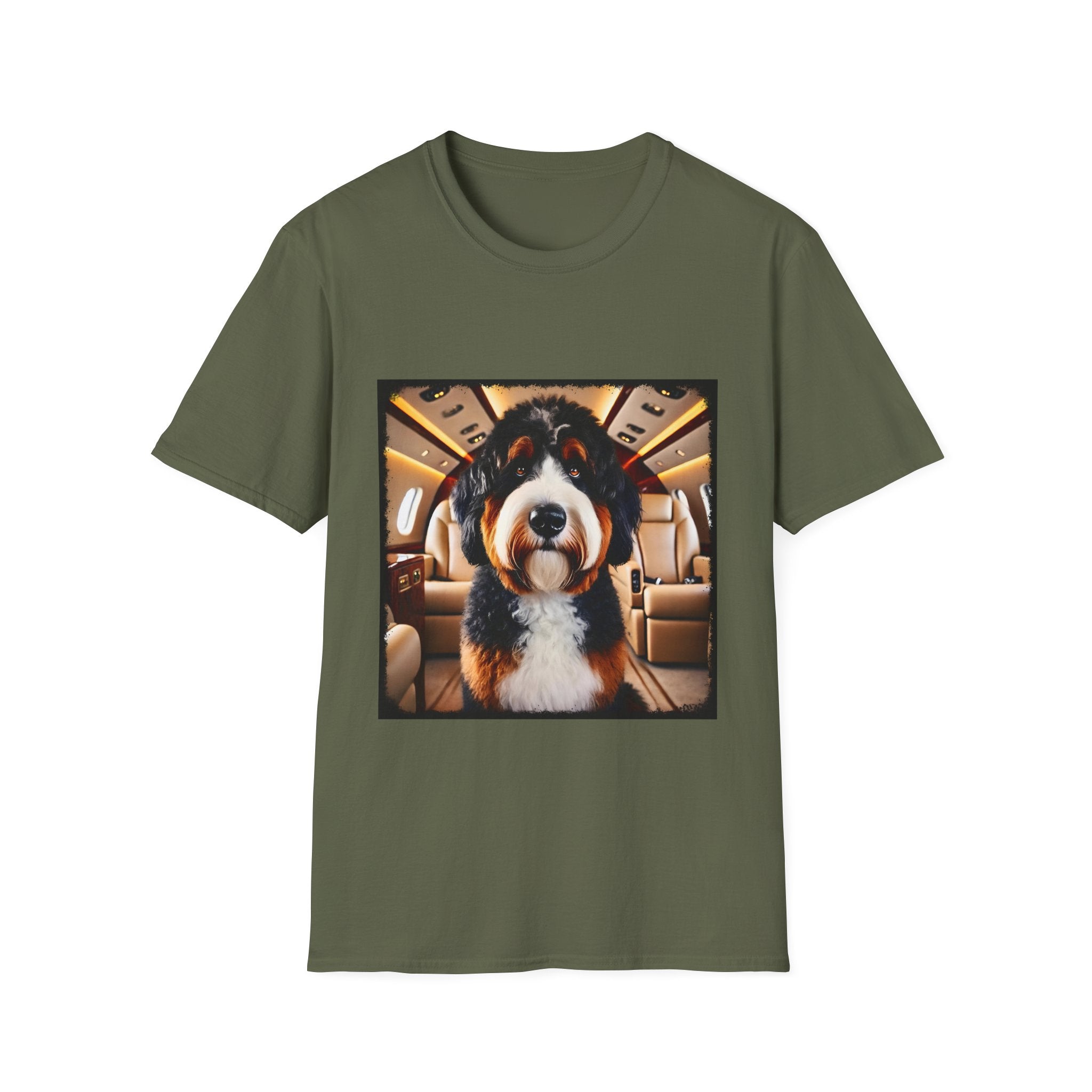 Bernedoodle Luxe Flier | Unisex Dog T-Shirt