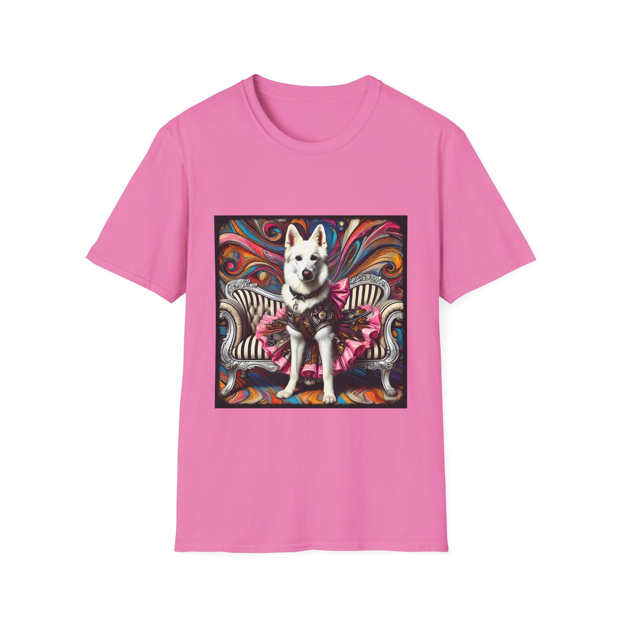 German Shepherd Pink Rocker | Unisex Dog T-Shirt