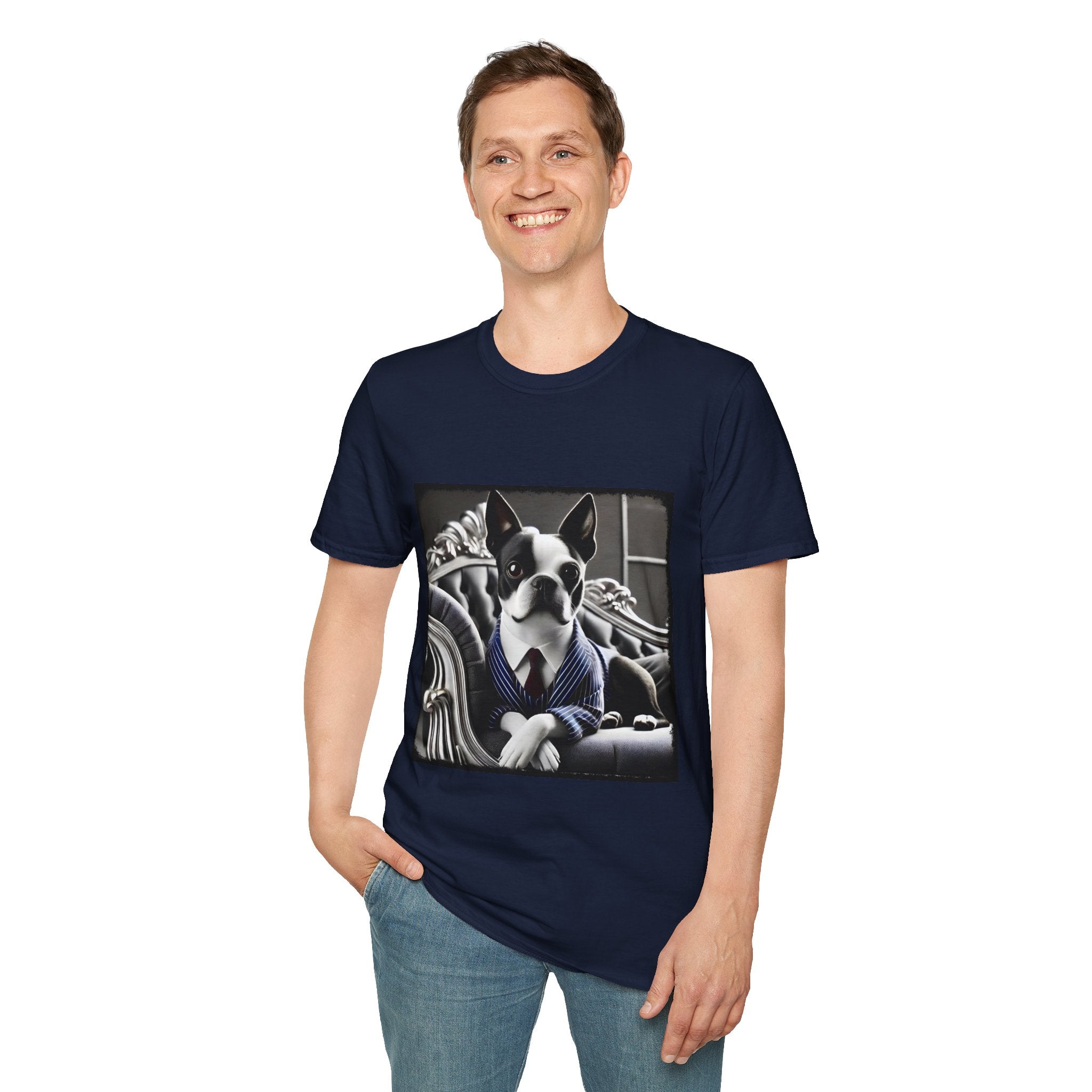 Boston Terrier Dapper Dude | Unisex Dog T-Shirt
