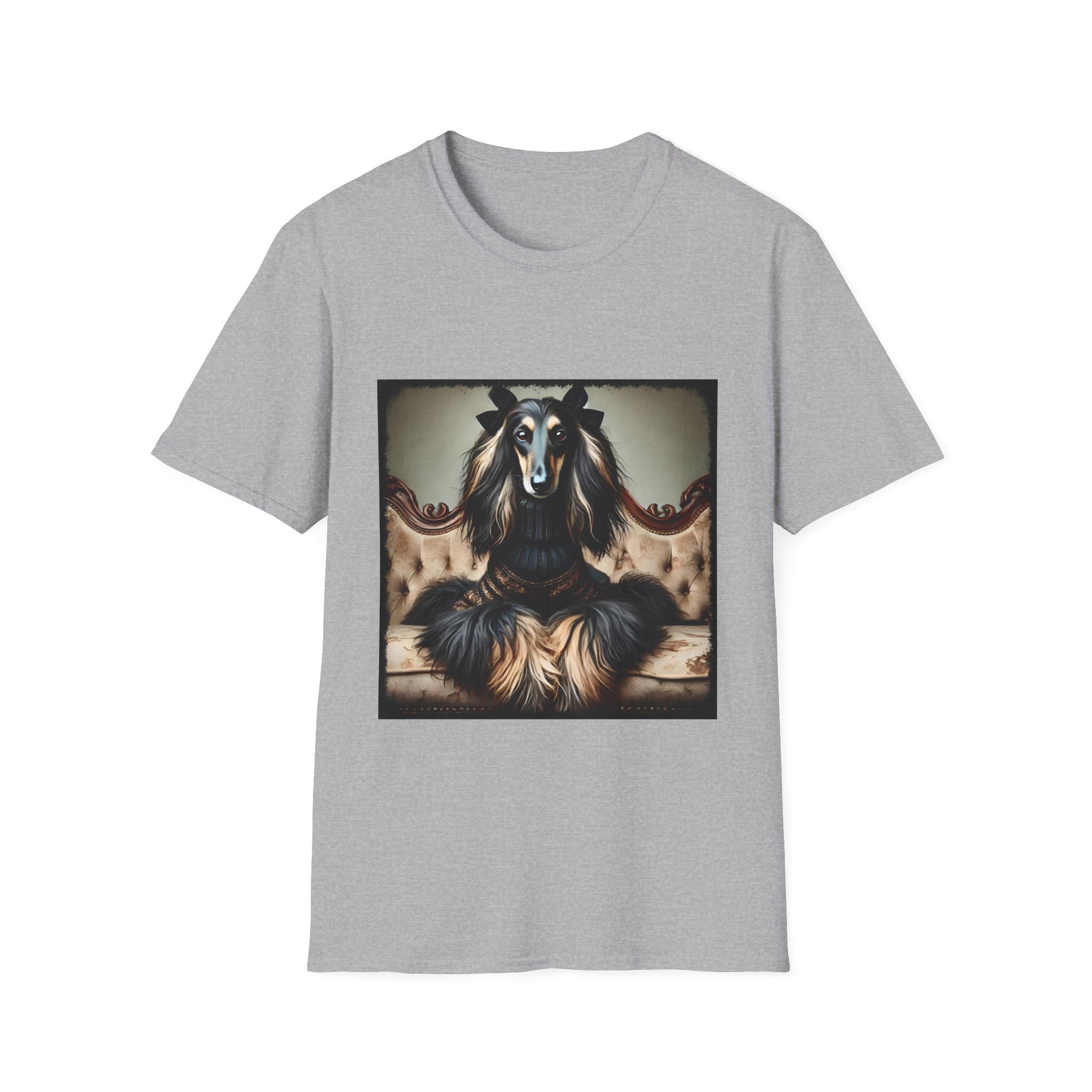 Afghan Hound Bold Icon | Unisex Dog T-Shirt