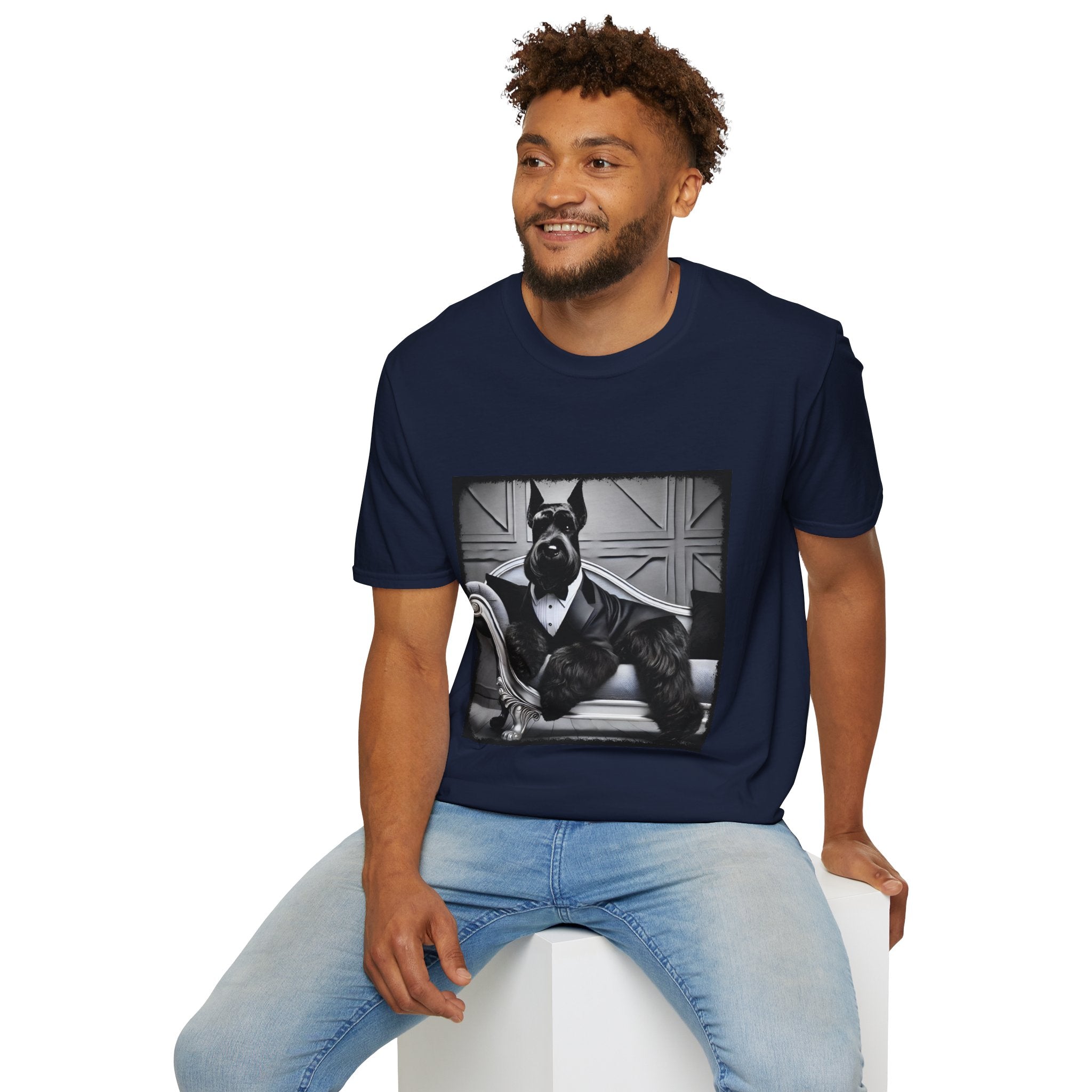 Schnauzer Suave Stud | Unisex Dog T-Shirt