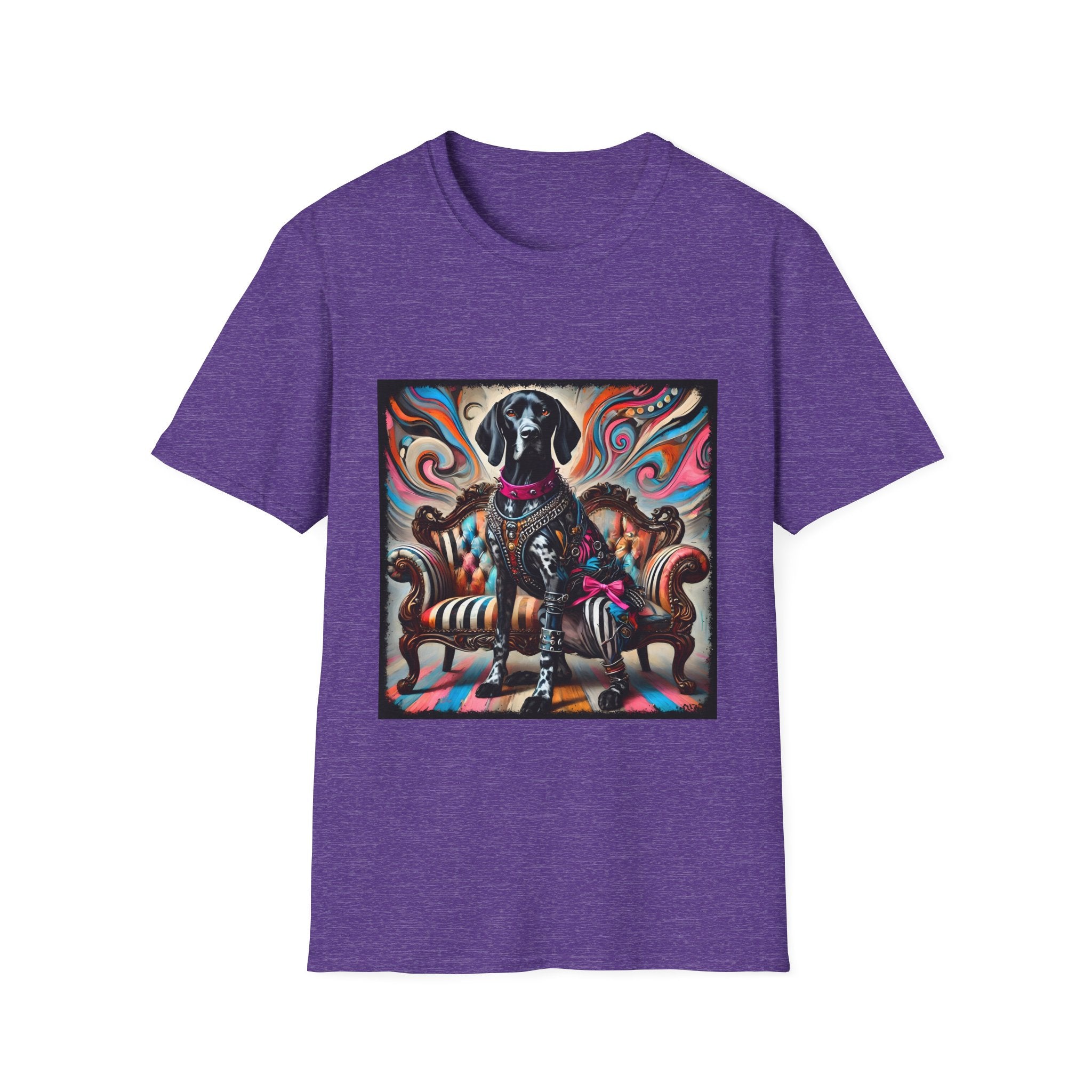 German Shorthaired Pointer Rebel Rocker | Unisex Dog T-Shirt