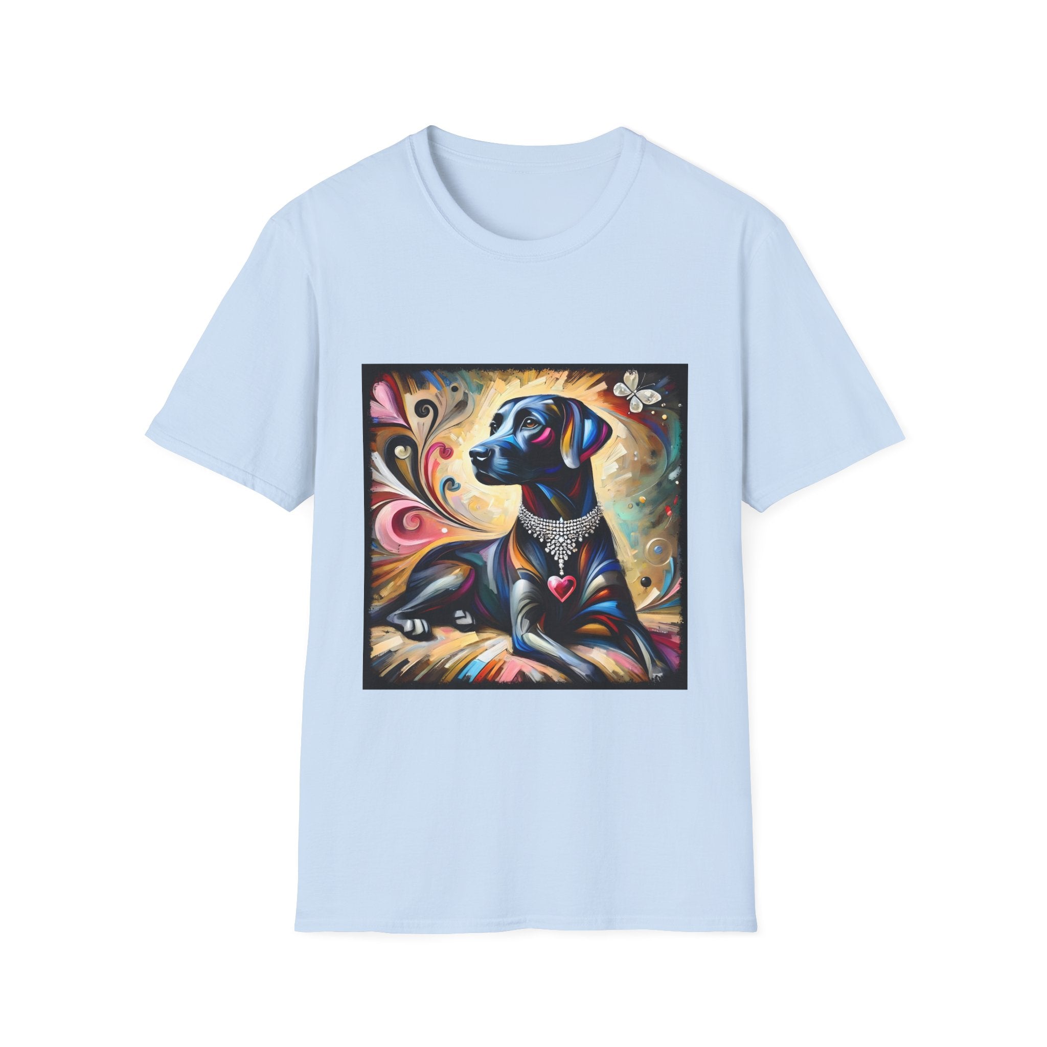 Labrador Retriever Diamond Heart Swirl | Unisex Dog T-Shirt