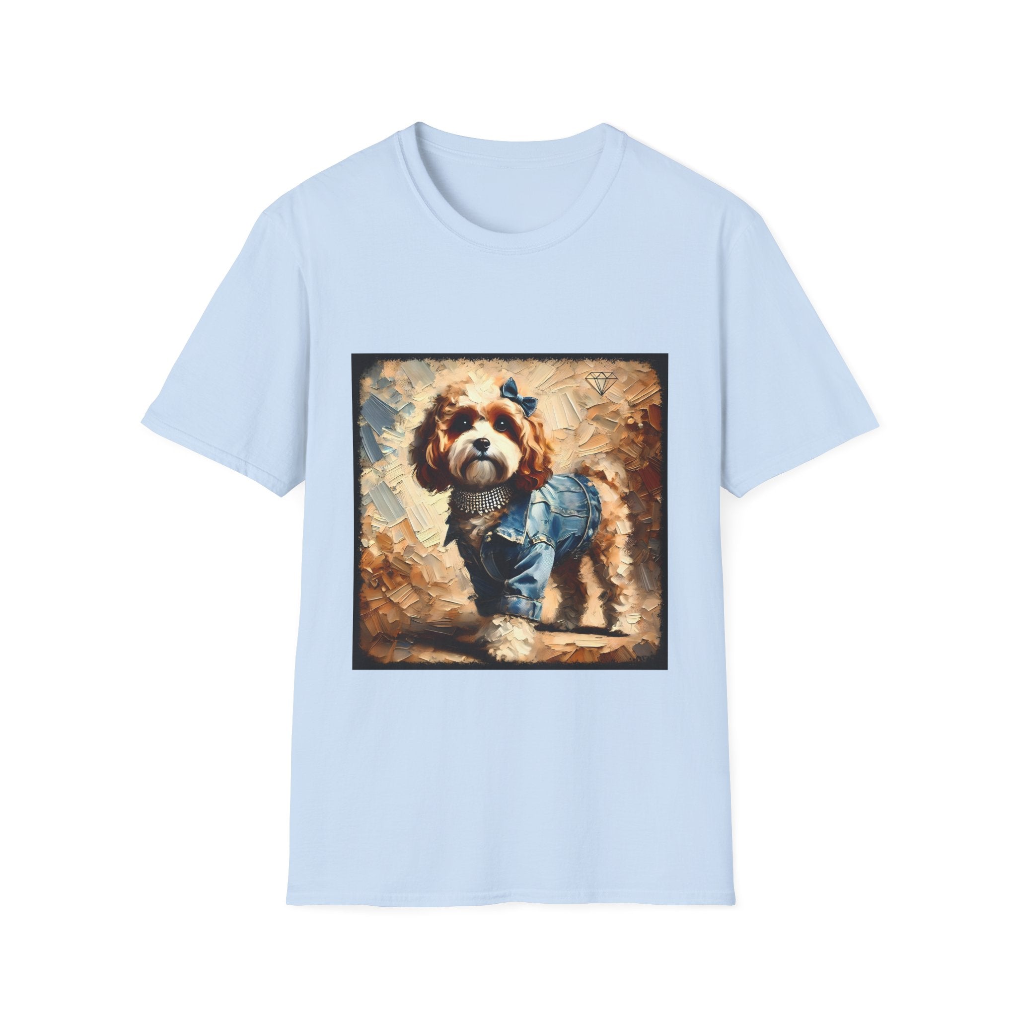 Cavapoo Denim Diva Classic | Unisex Dog T-Shirt