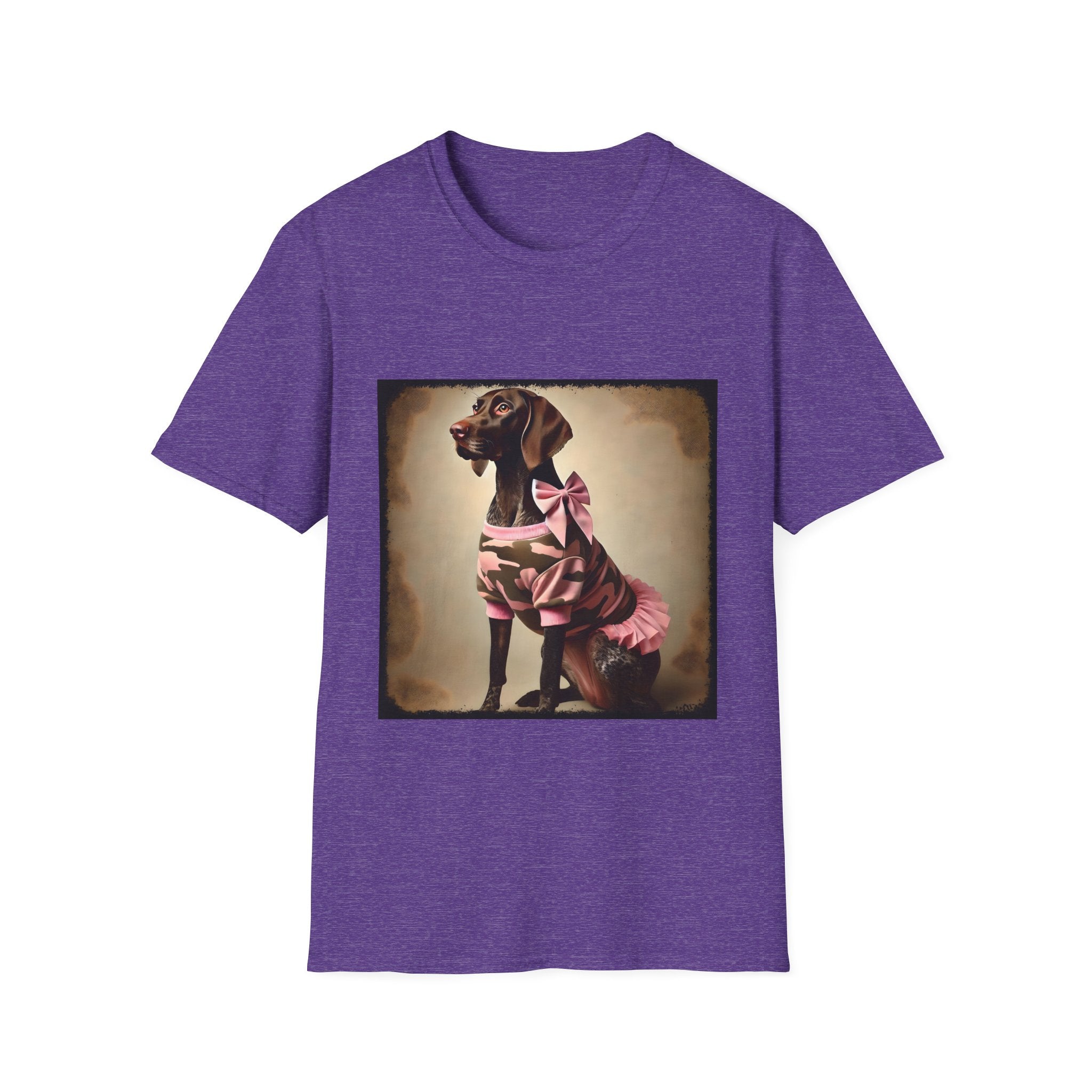 German Shorthaired Pointer Pink Camo Cutie | Unisex Dog T-Shirt