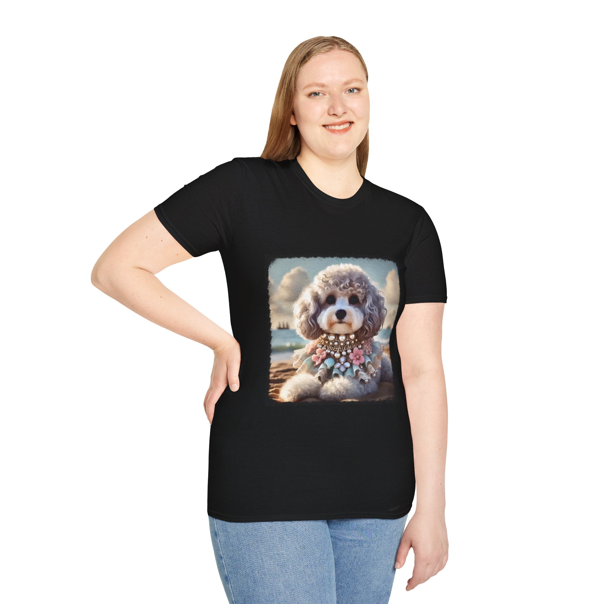 Poodle Silver Siren | Unisex Dog T-Shirt