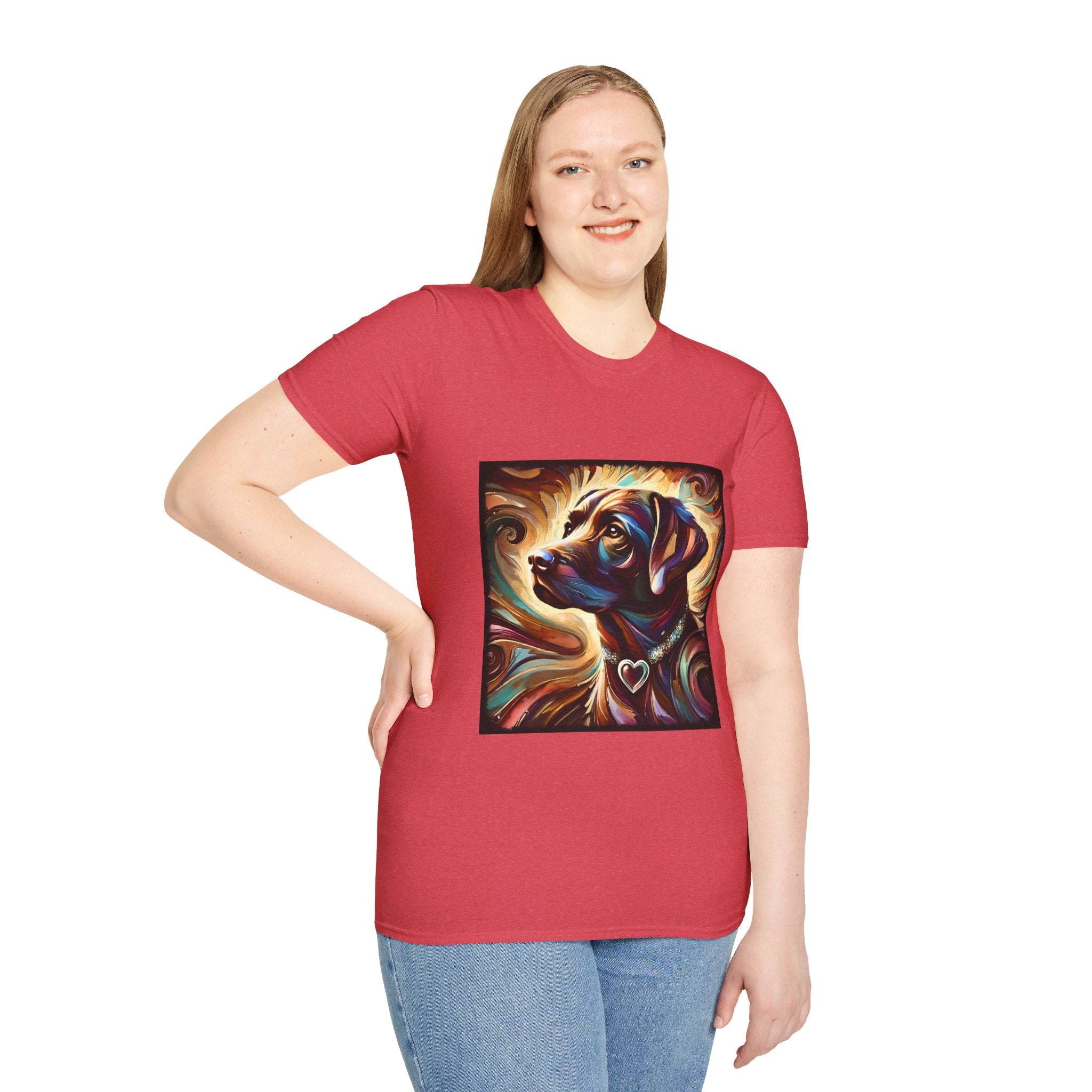 Labrador Retriever Warm Heart Swirl | Unisex Dog T-Shirt