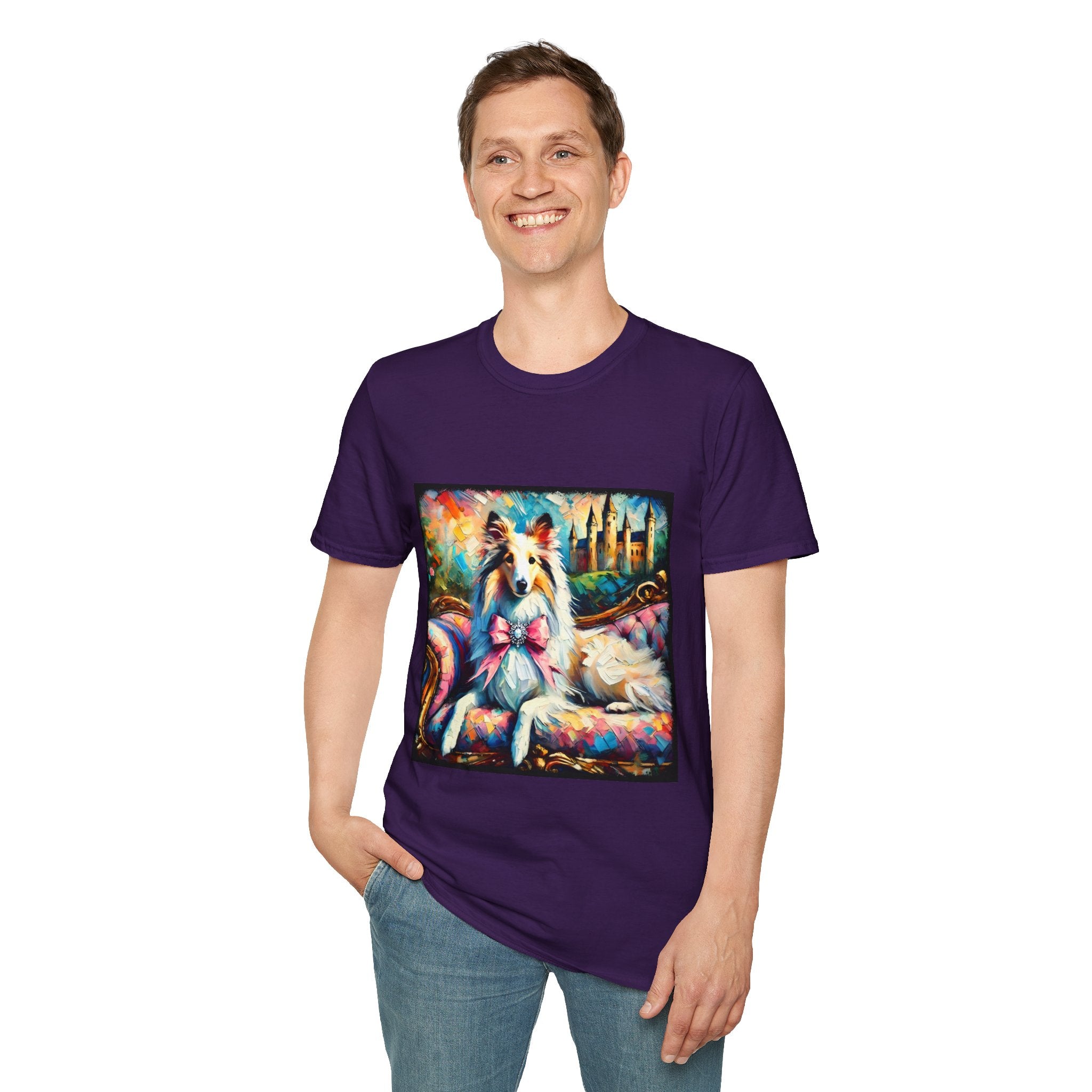 Collie Diamond Princess Classic | Unisex Dog T-Shirt