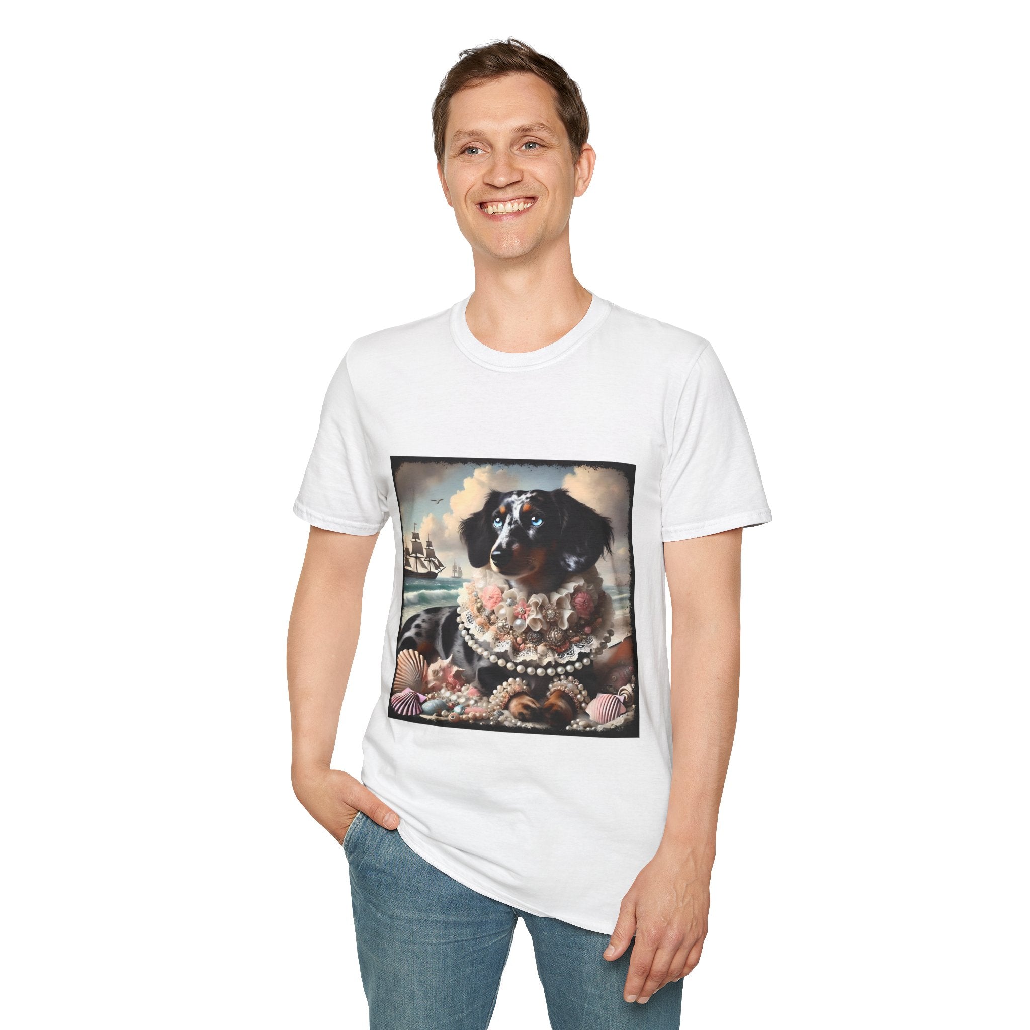 Dachshund Beach Beauty | Unisex Dog T-Shirt