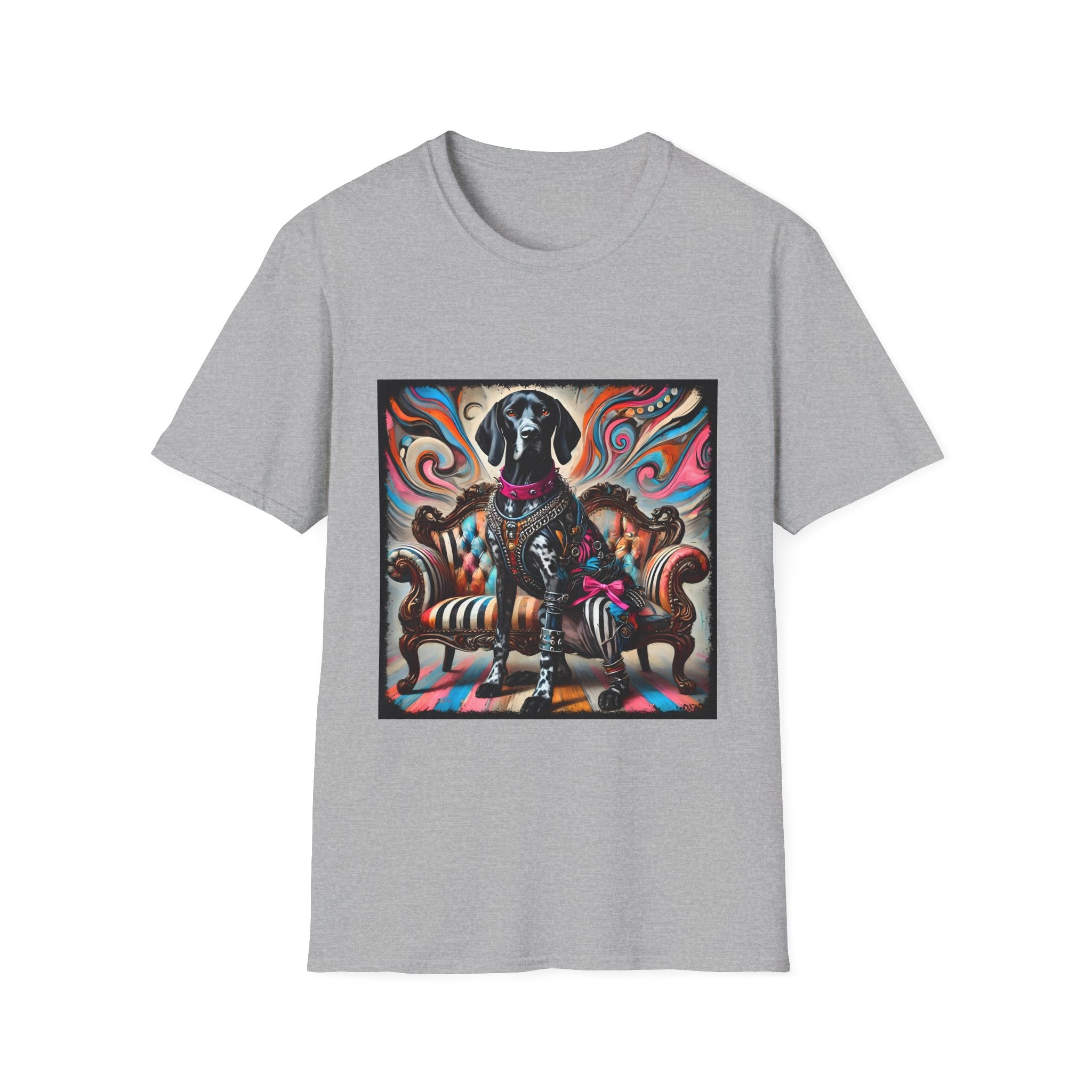 German Shorthaired Pointer Rebel Rocker | Unisex Dog T-Shirt