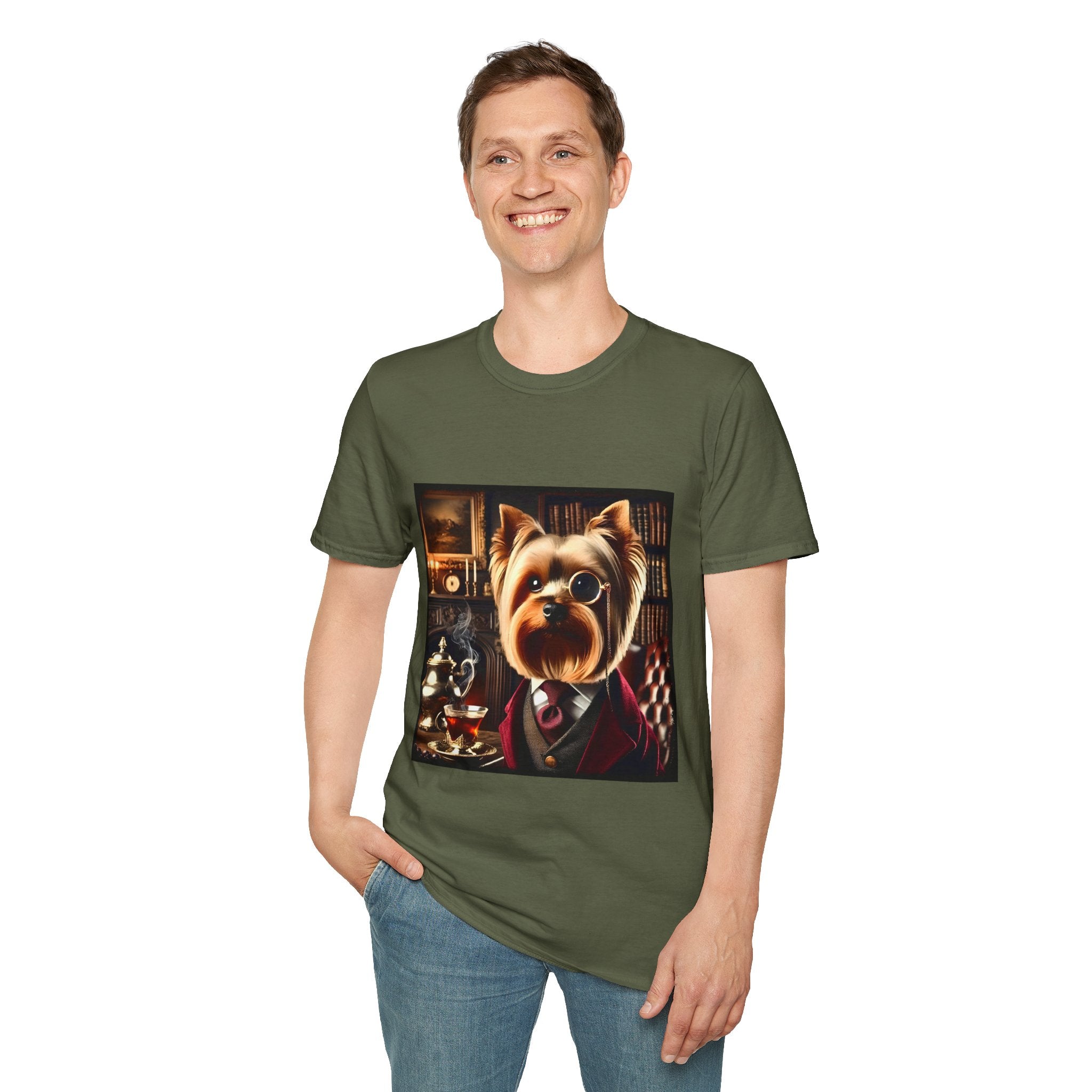 Yorkshire Terrier Mister Monocle | Unisex Dog T-Shirt