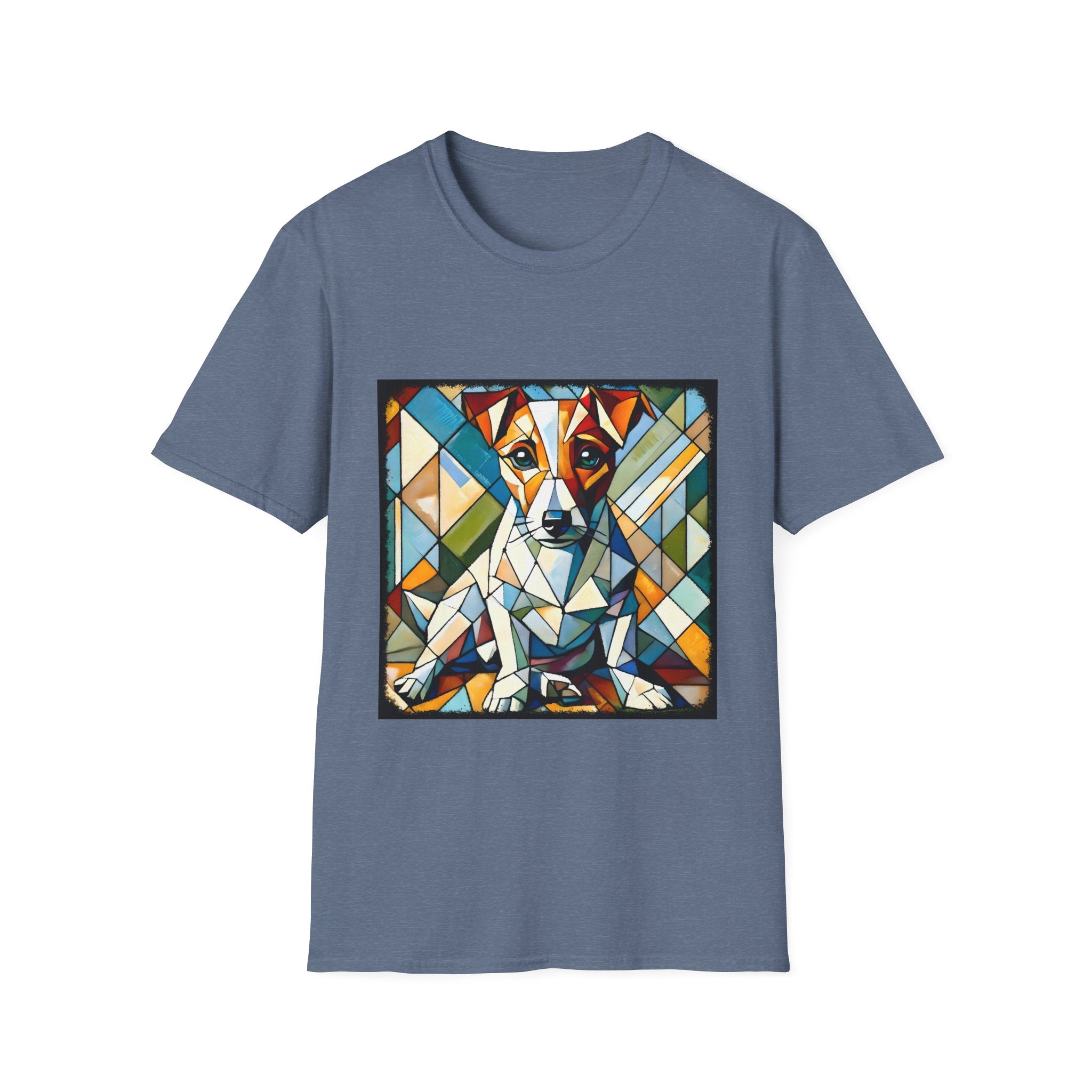 Jack Russell Terrier Bold Geometric | Unisex Dog T-Shirt