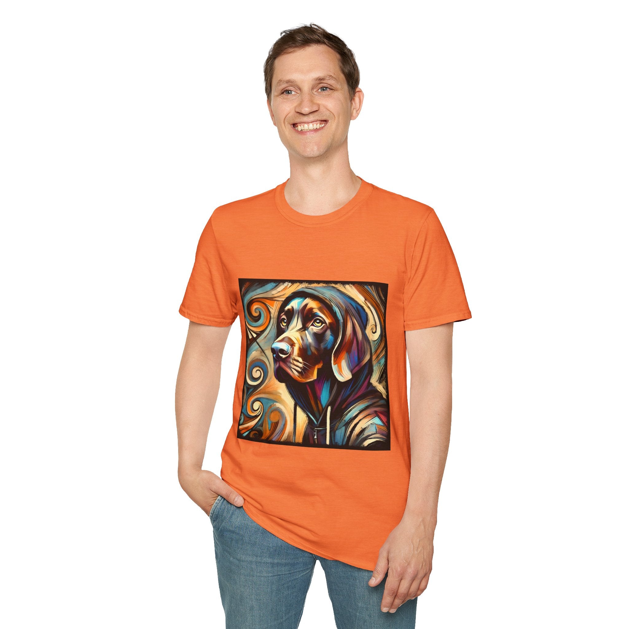 German Shorthaired Pointer Relaxed Swirl | Unisex Dog T-Shirt